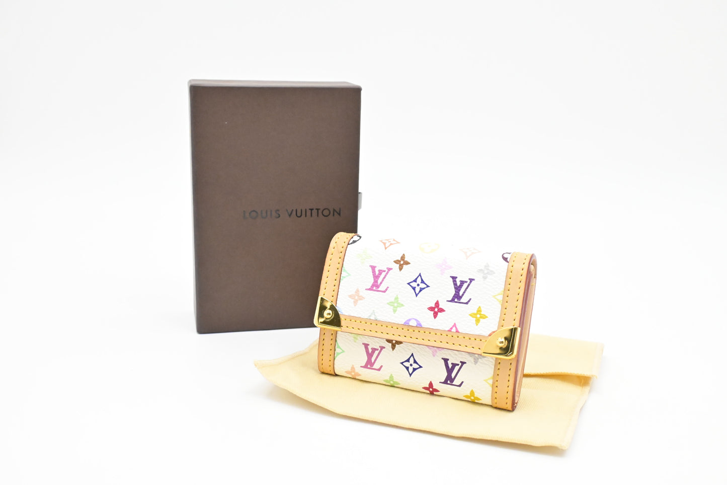 Louis Vuitton Coin Monogram Canvas White Multicolor Handbag