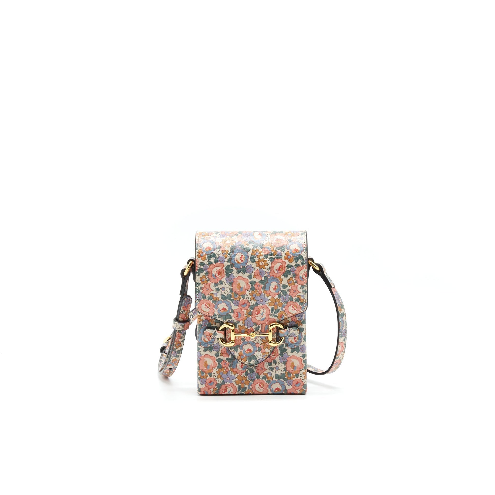 Gucci Liberty Floral Bag In Light And Blue Pink Travel Bag