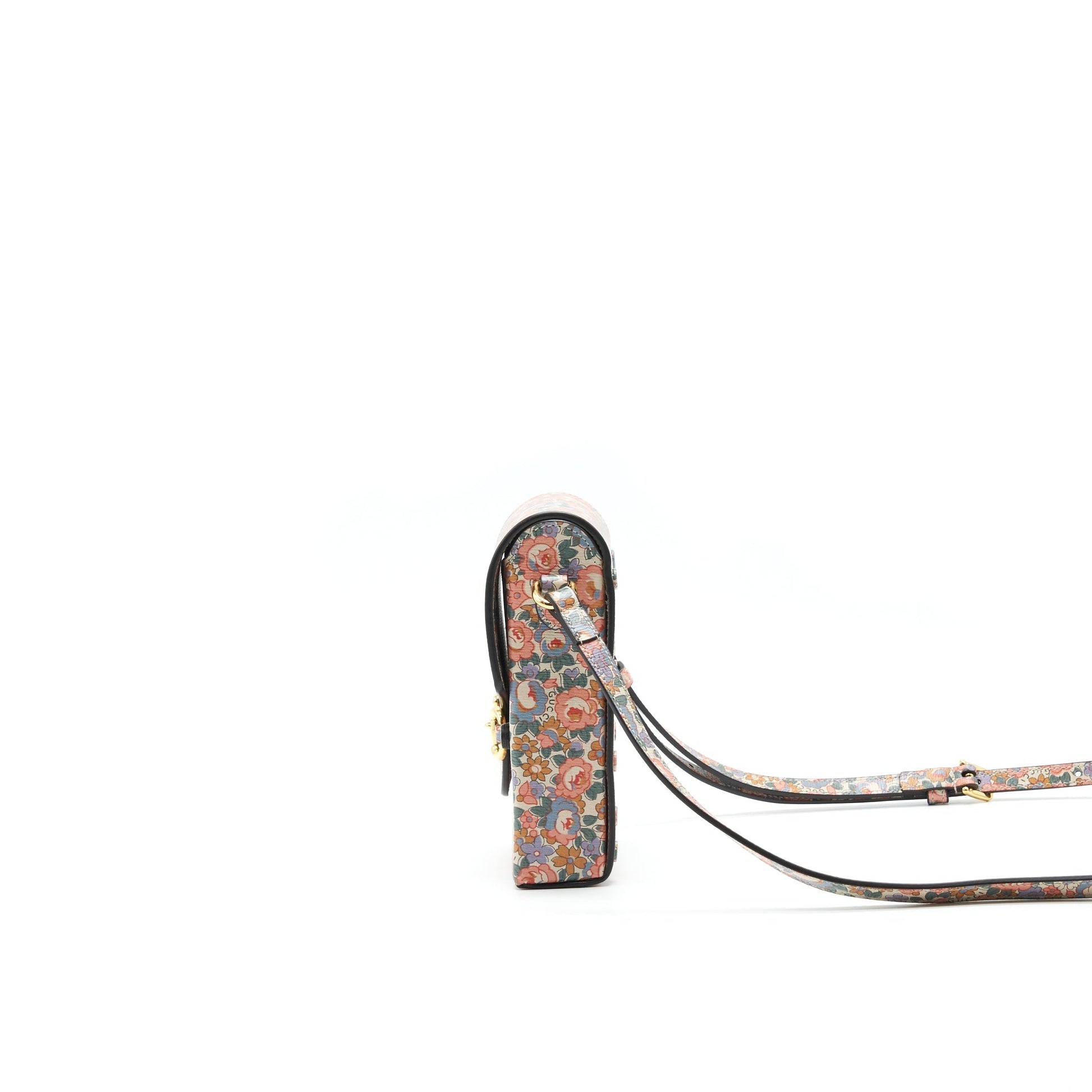 Gucci Liberty Floral Bag In Light And Blue Pink Travel Bag