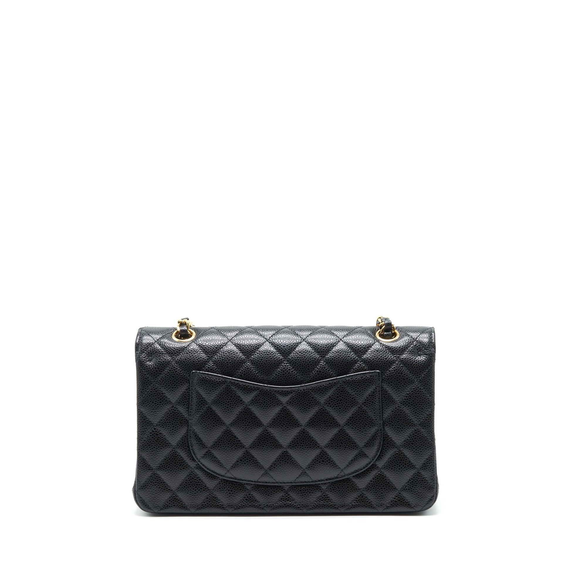 Chanel Classic Flap Caviar GHW Black Shoulder Bag Ghw 2