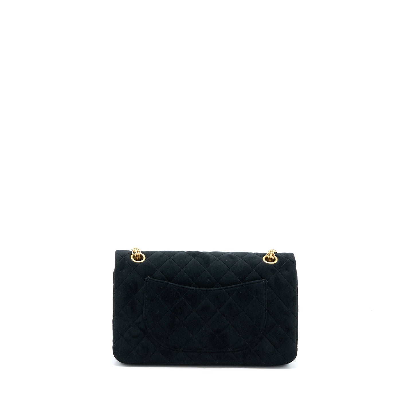 Chanel 2.55 Reissue Flap Velvet GHW Black Small Shoulder Bag