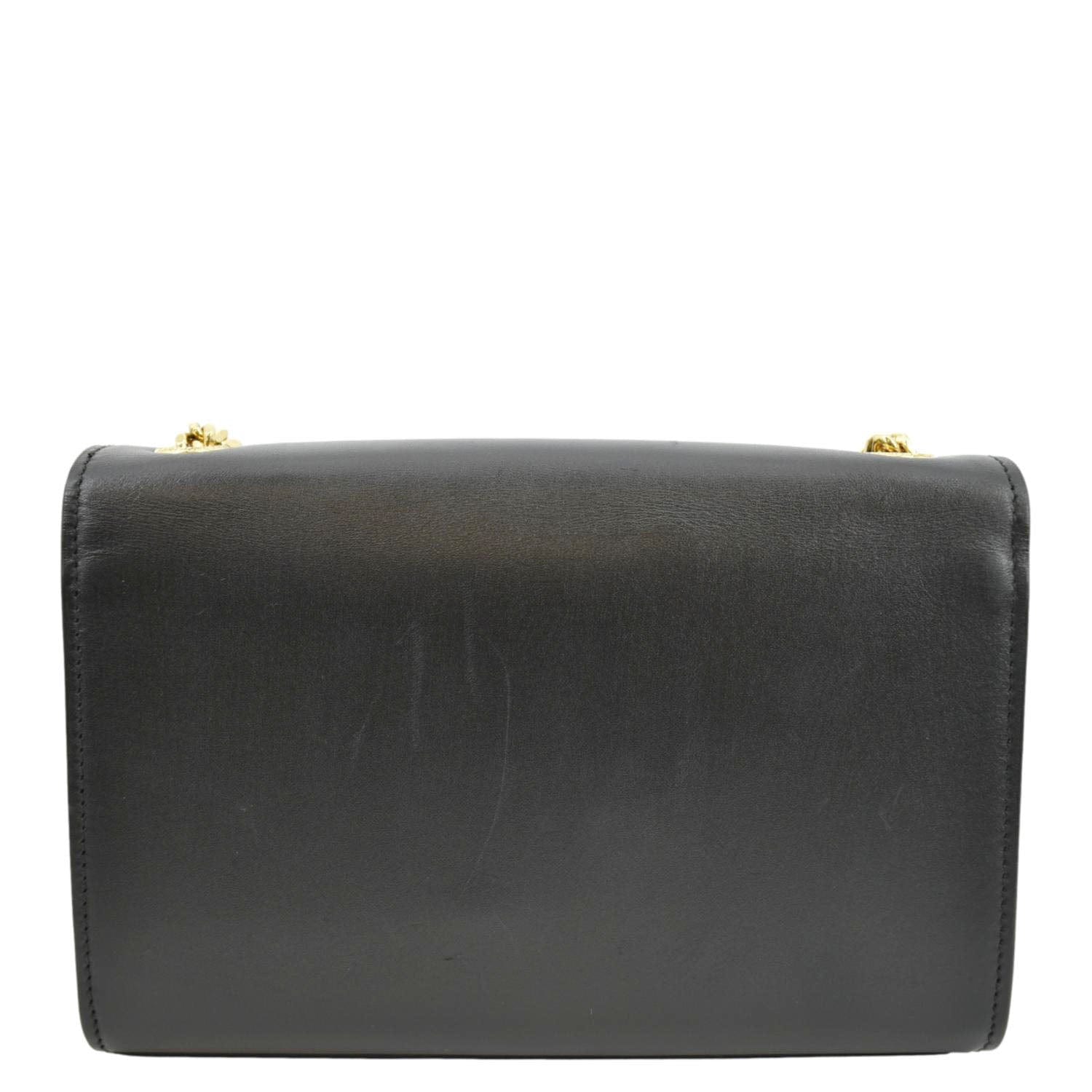YSL Saint Laurent Yves Kate Tassel Crossbody Bag Leather Black Laurent Kate Tassel