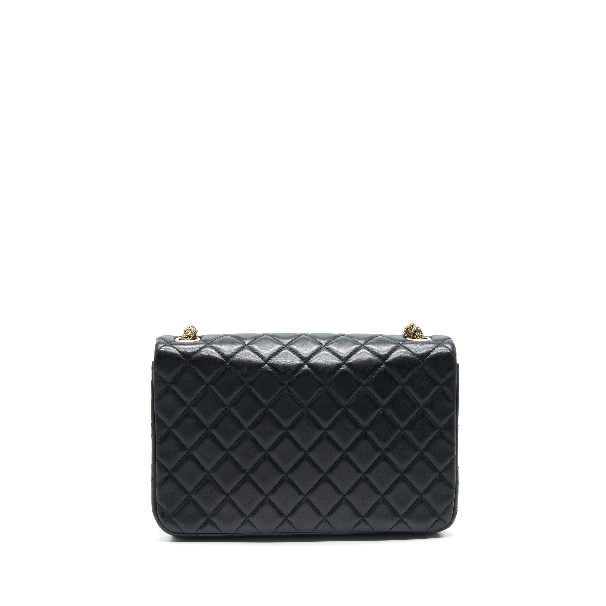 Chanel Quilted CC Pearl Logo Flap Shoulder Bag