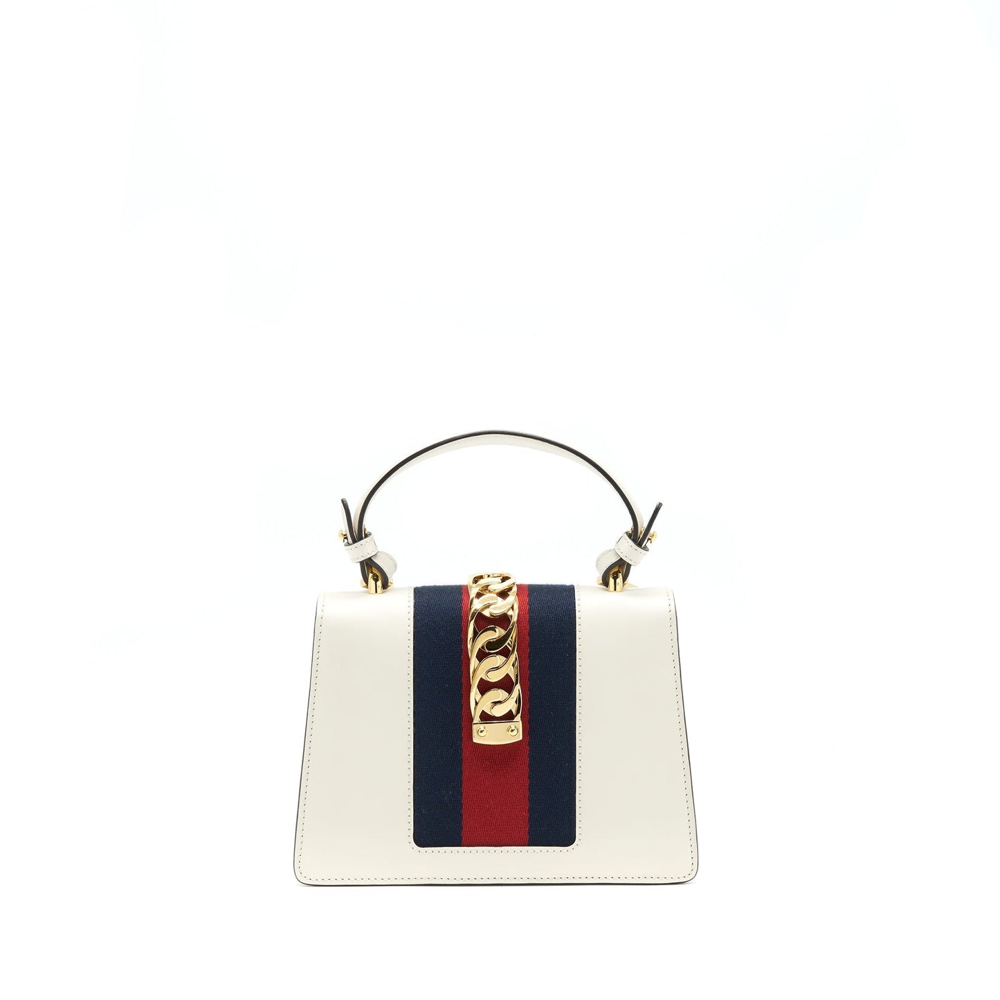 Gucci Sylvie Embroidered Bag White Travel Bag