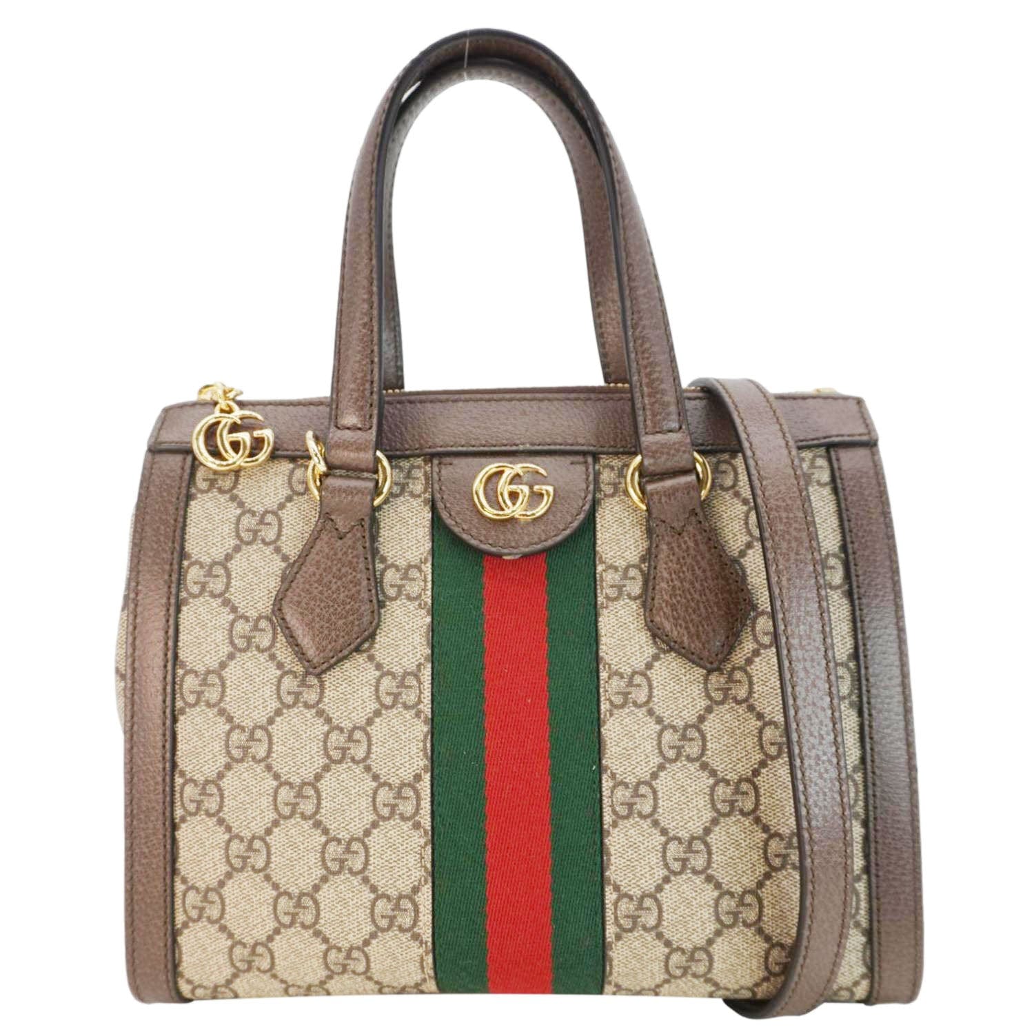 Gucci Ophidia Supreme Tote Bag Canvas Beige Tote 547551