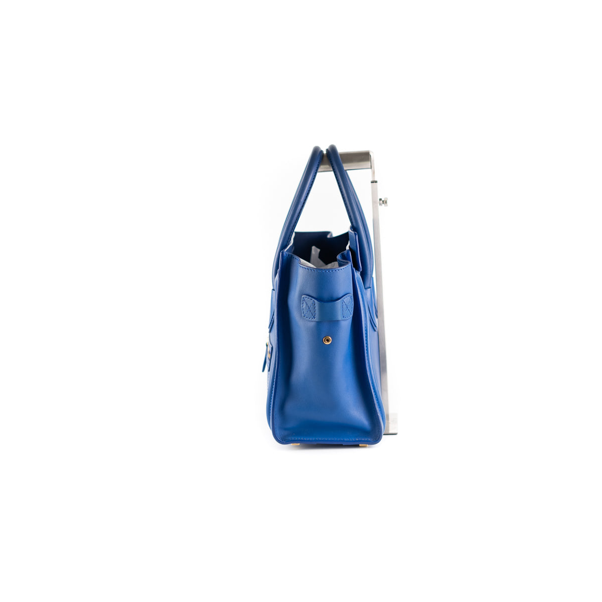 Luxury Micro Luggage Handbag Blue Travel Bag