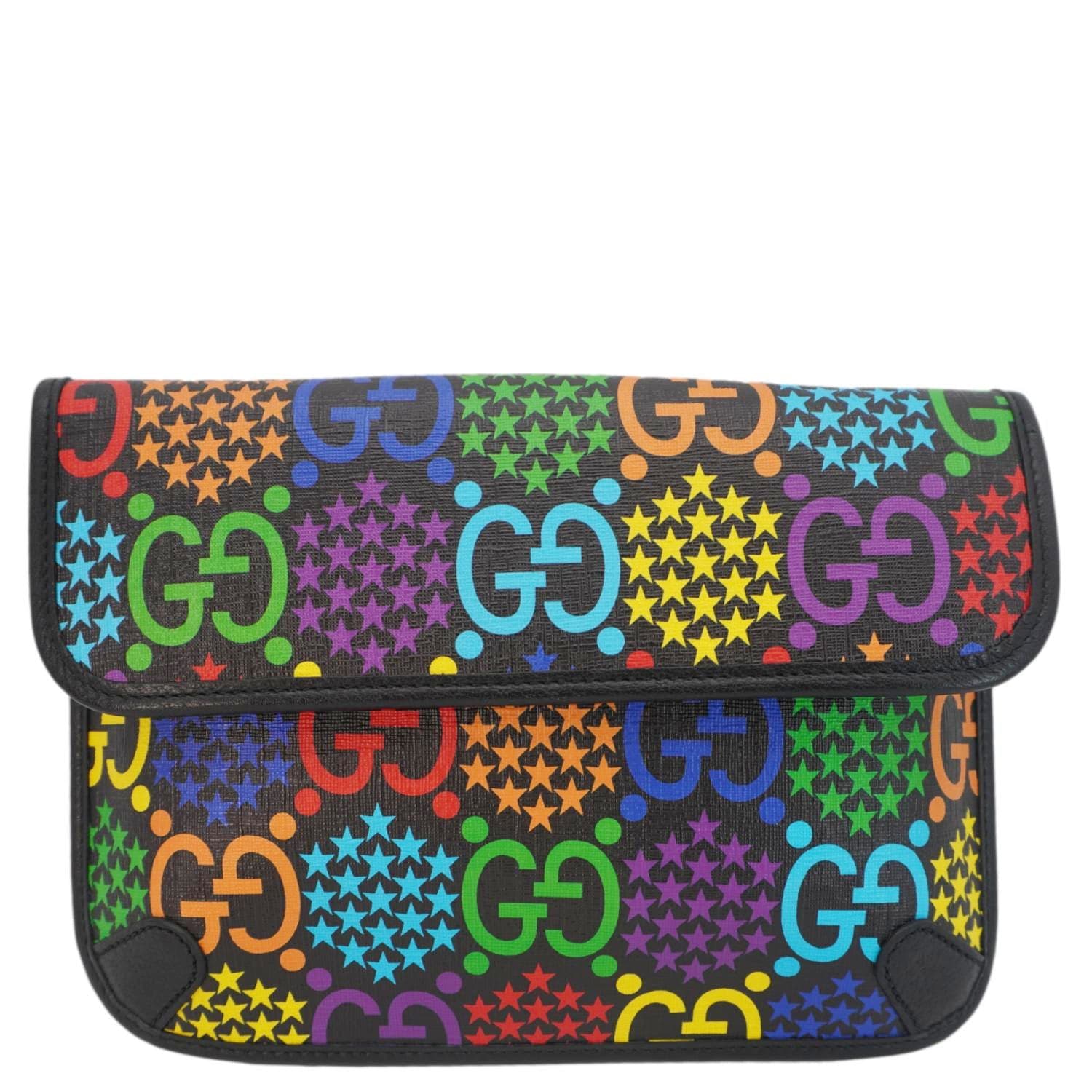 Gucci Psychedelic Supreme Belt Bag Multicolor Canvas Accessory