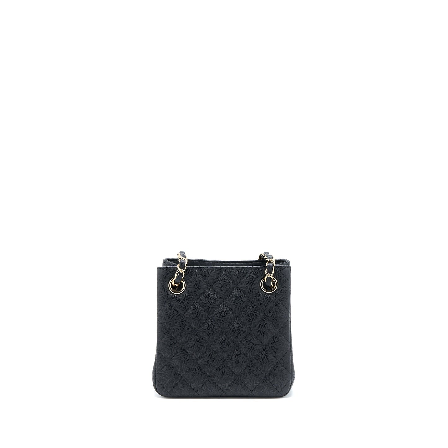 Chanel 22S Bucket Caviar LGHW Microchip Black Bucket Bag Lghw Microchip