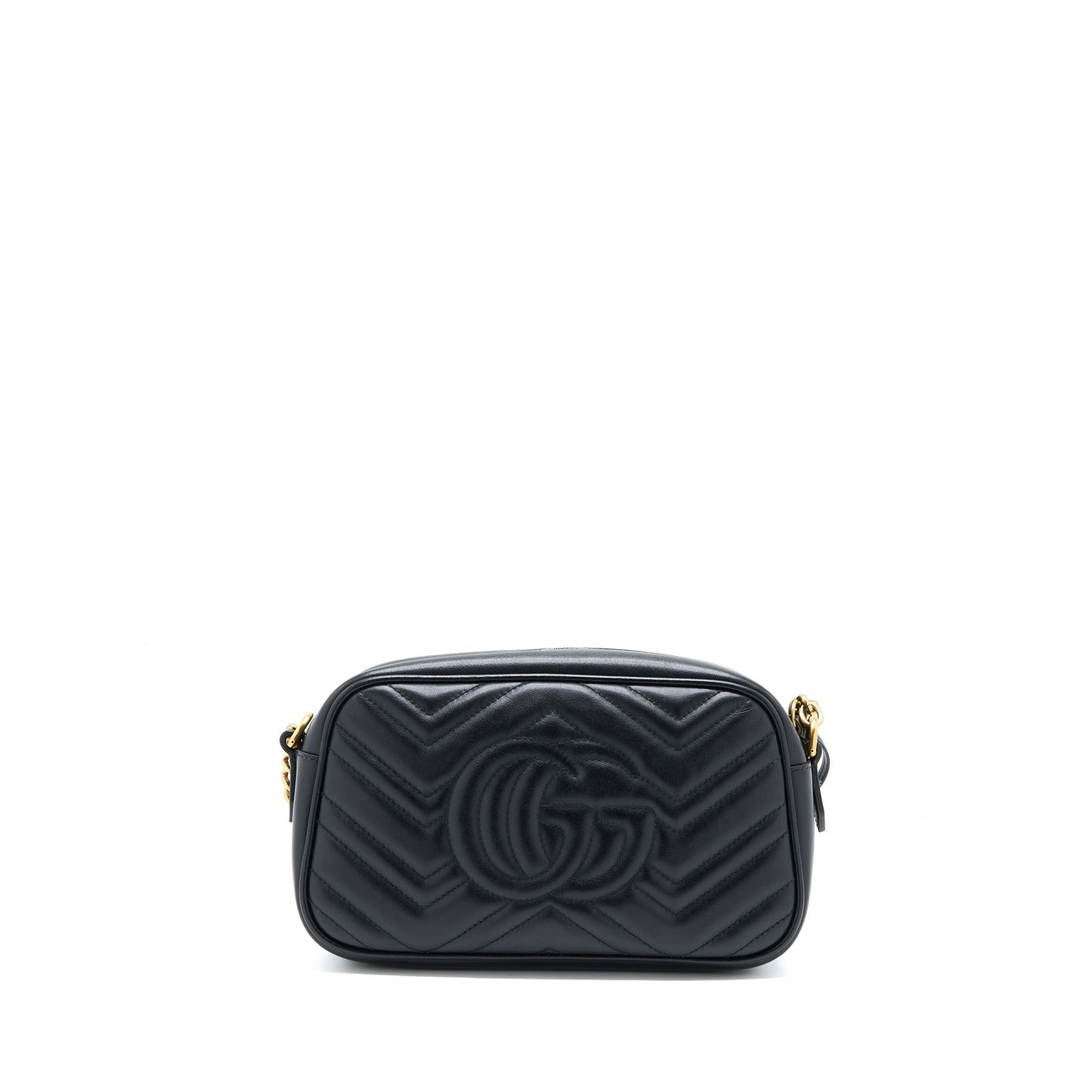 Gucci Marmont Camera Bag Brushed Black Travel Bag