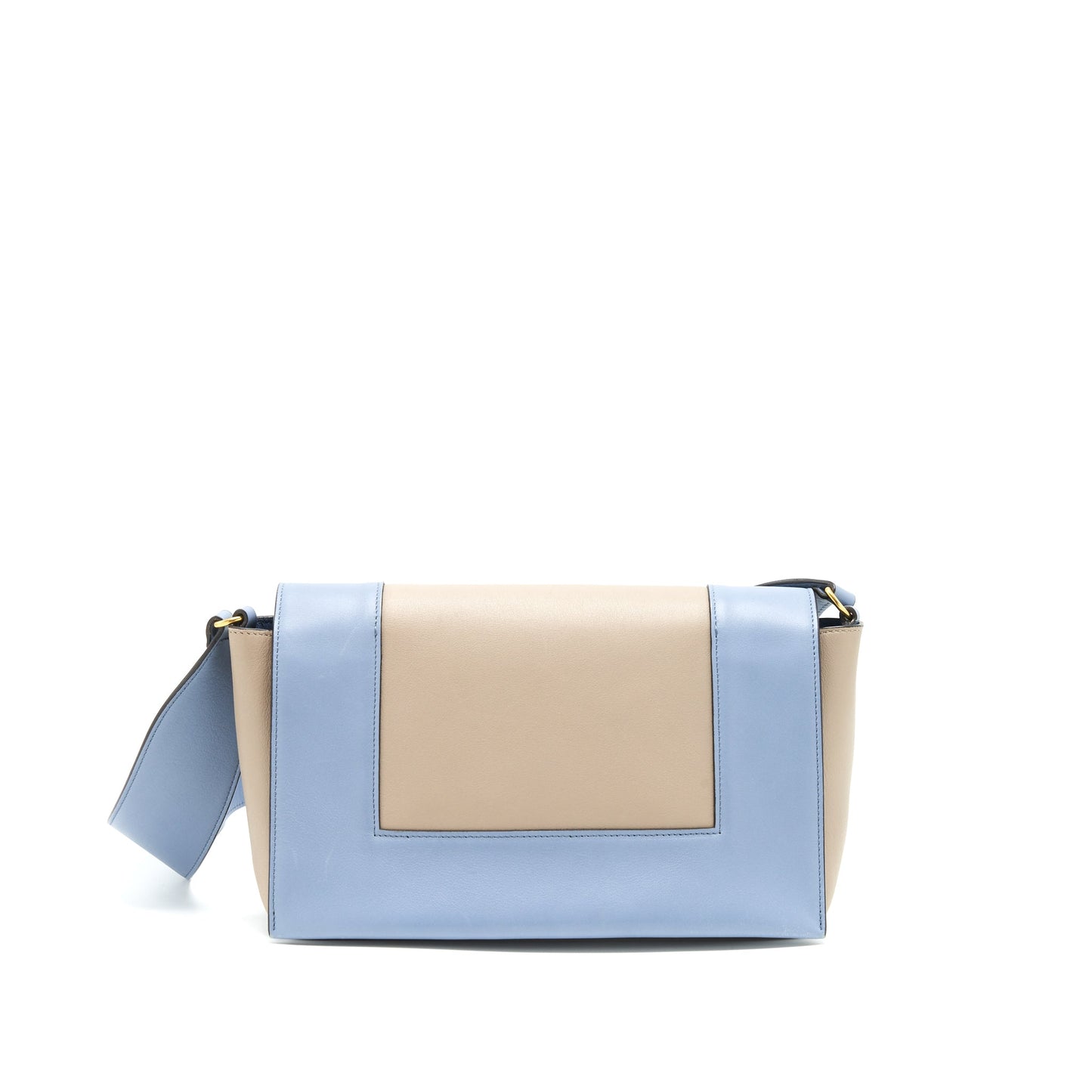 Celine Frame Purse Grey Handbag Blue Travel Bag