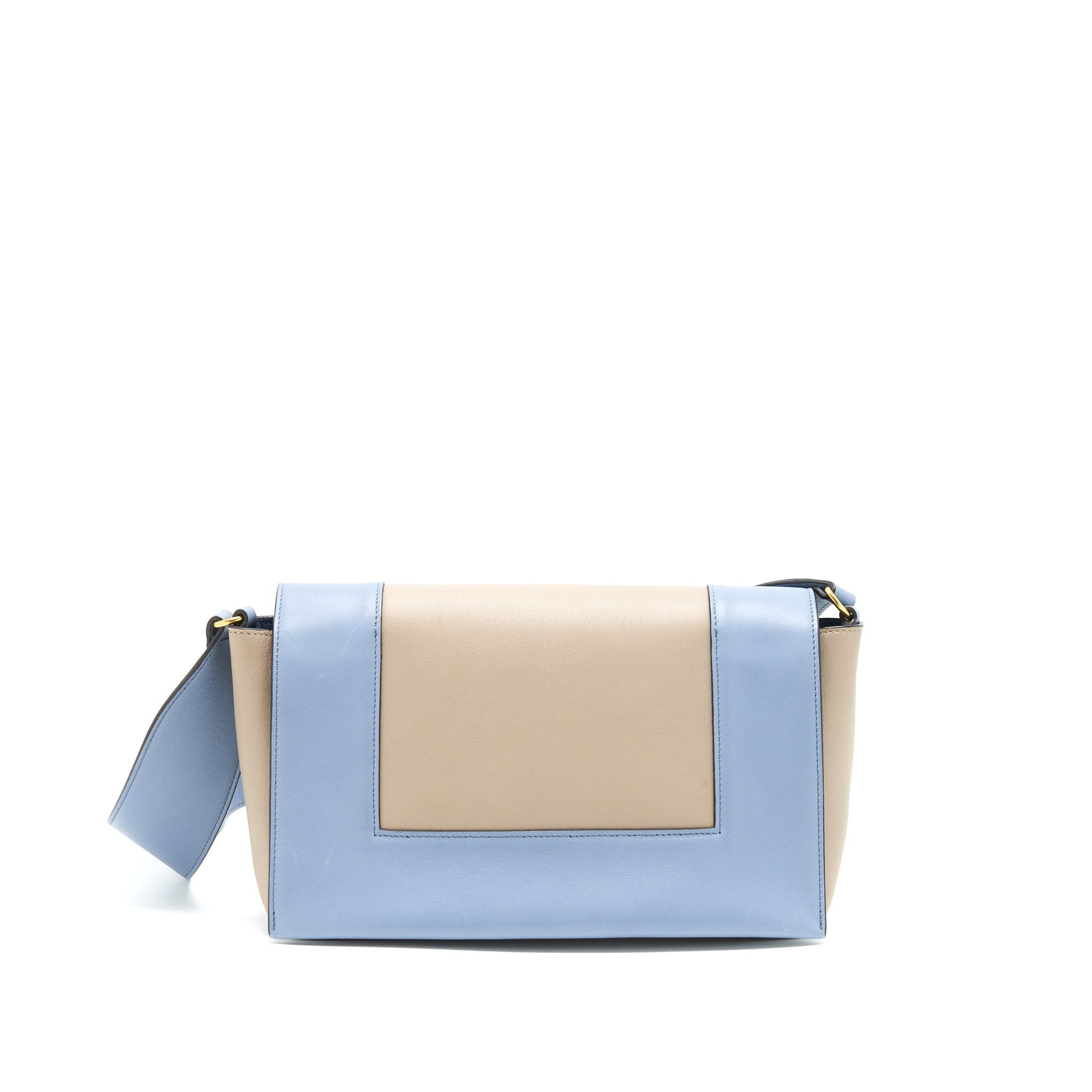 Celine Frame Purse Grey Handbag Blue Travel Bag