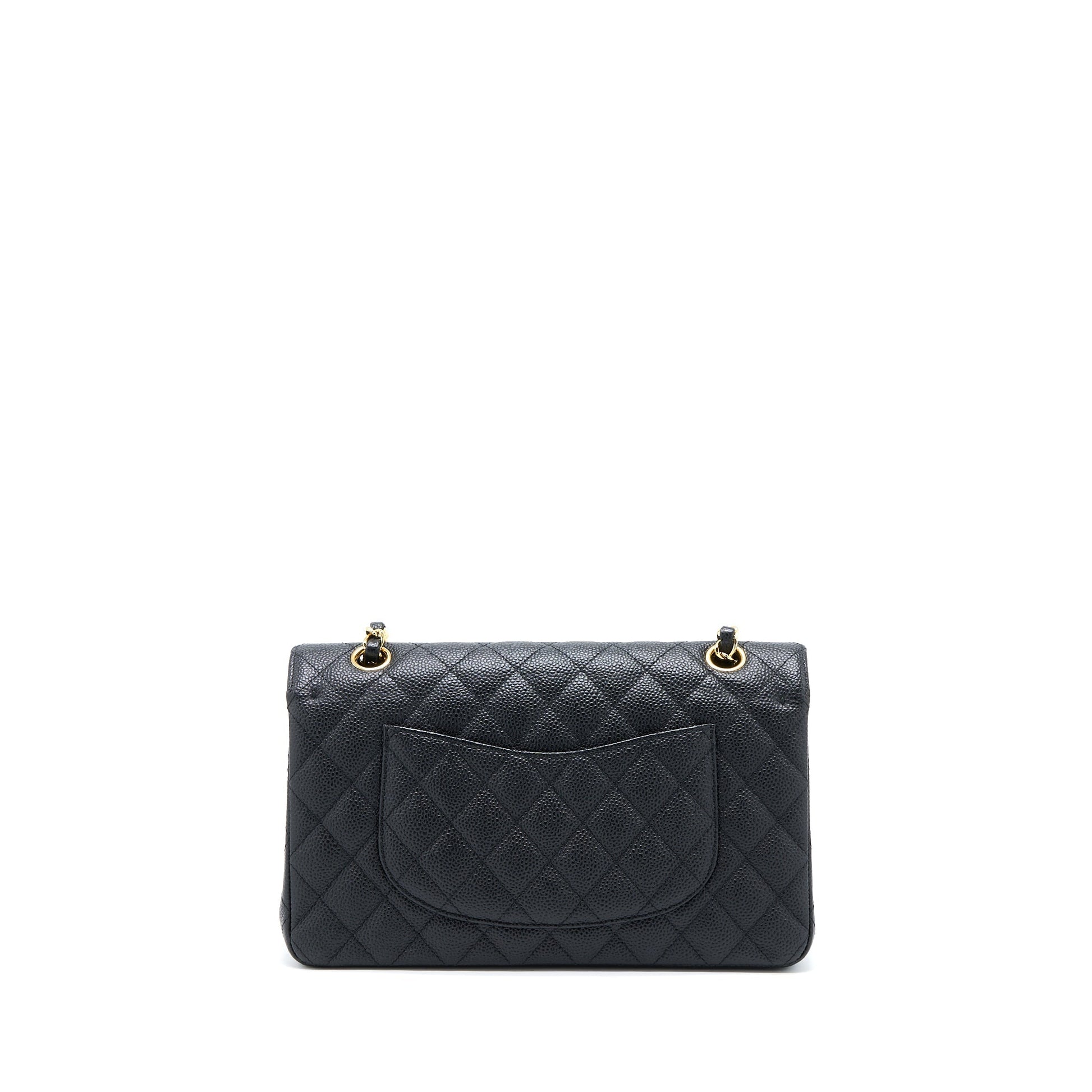 Chanel Classic Double Flap Caviar GHW Black Shoulder Bag Ghw 4