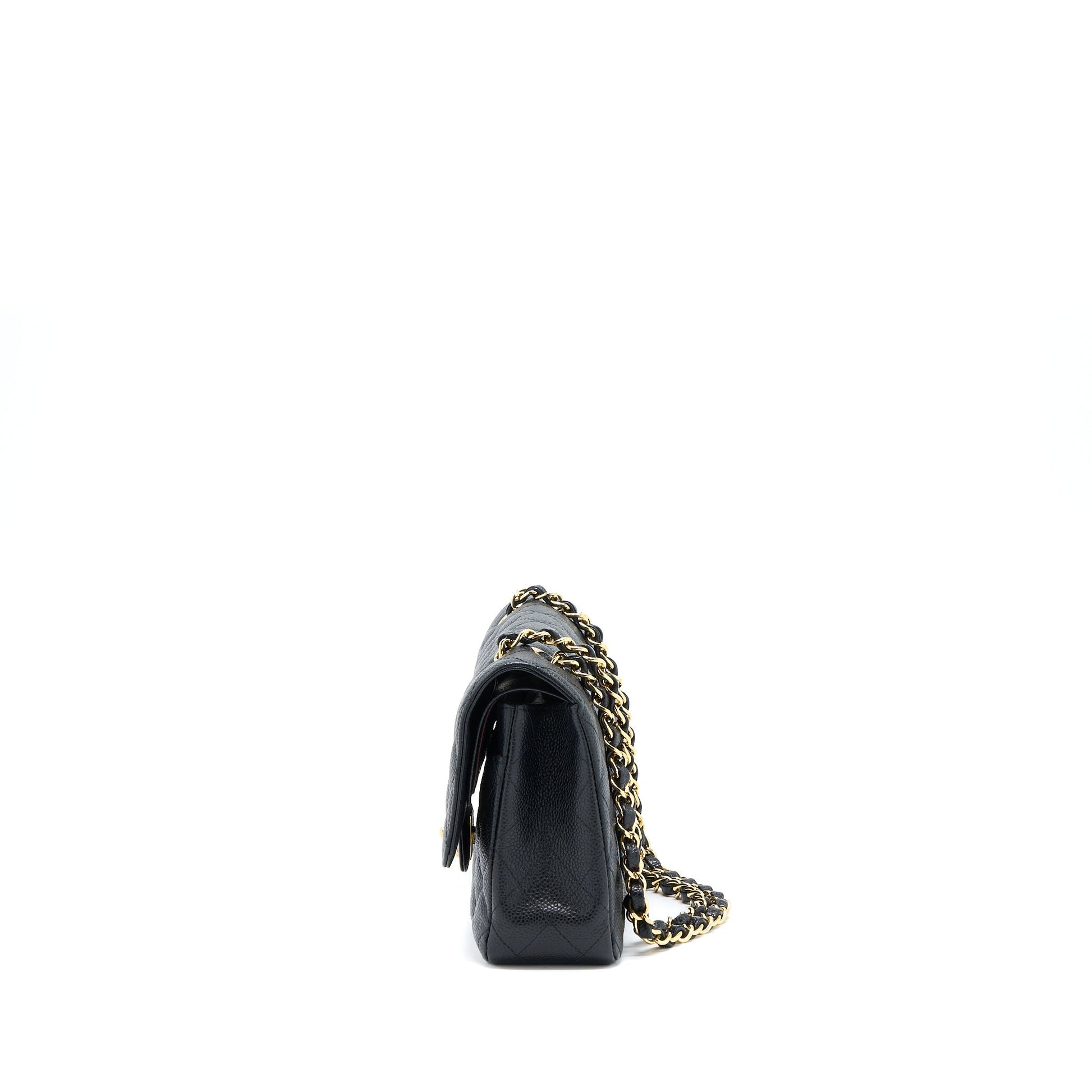 Chanel Classic Double Flap Caviar GHW Black Shoulder Bag Ghw 4