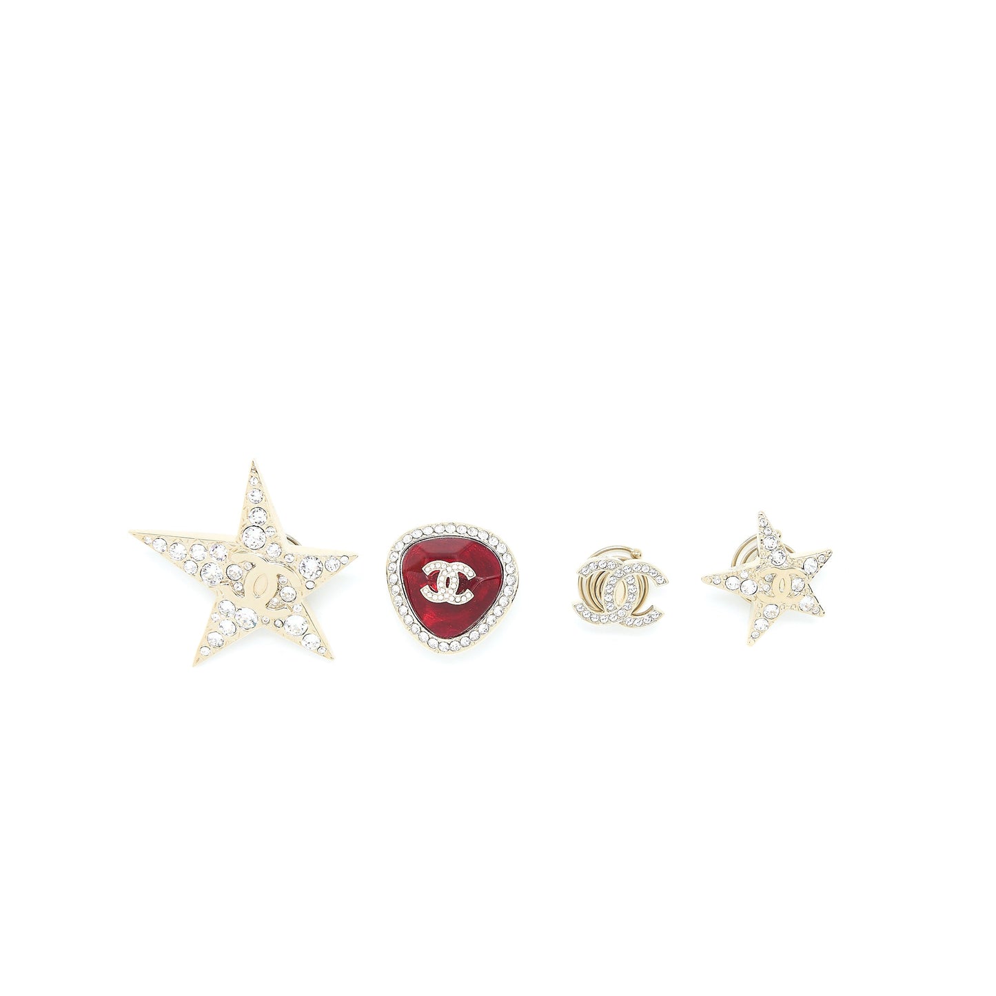 Chanel 4 1 Hair Twist Pin Accessories Gold Handbag