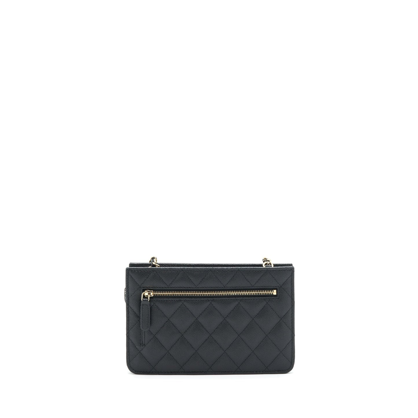 Chanel Caviar GHW Black Crossbody Bag
