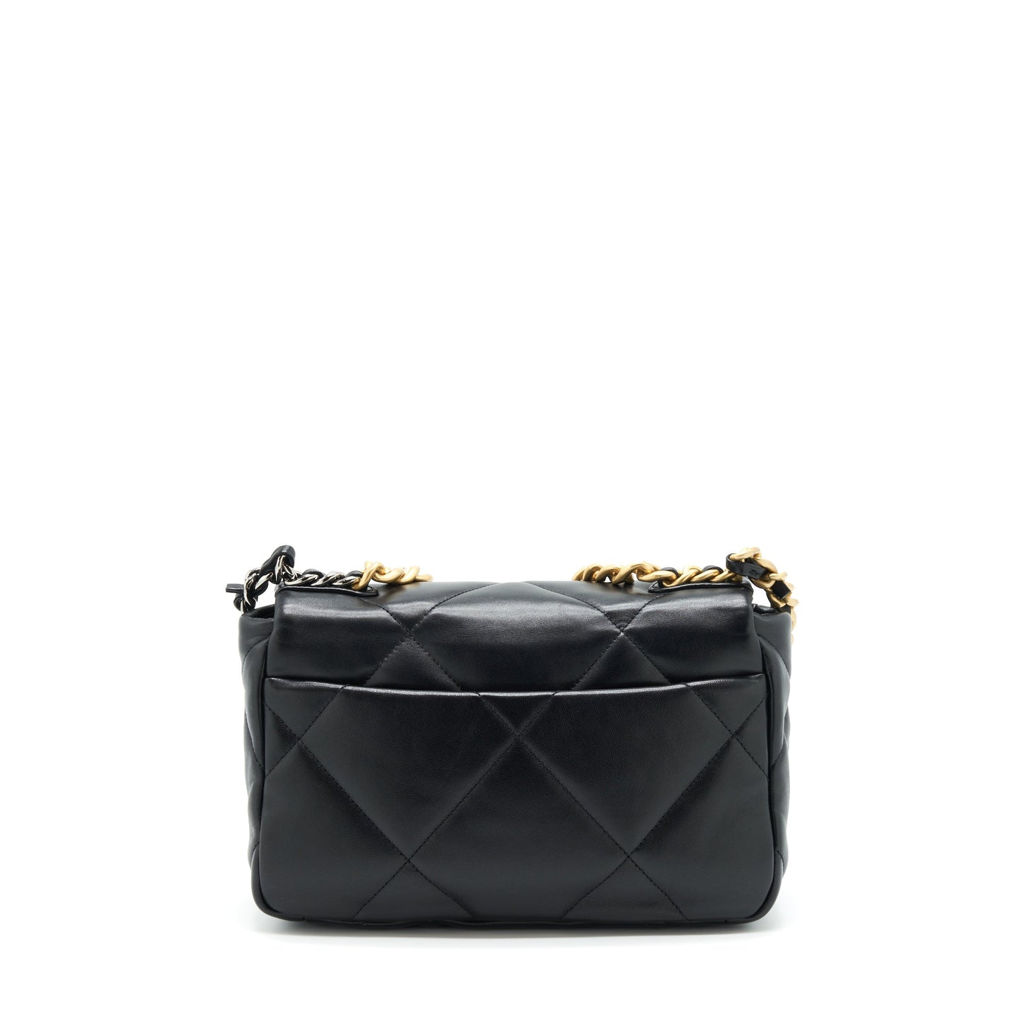 Chanel 19 Lambskin Hardware Multicolour Black Small Handbag