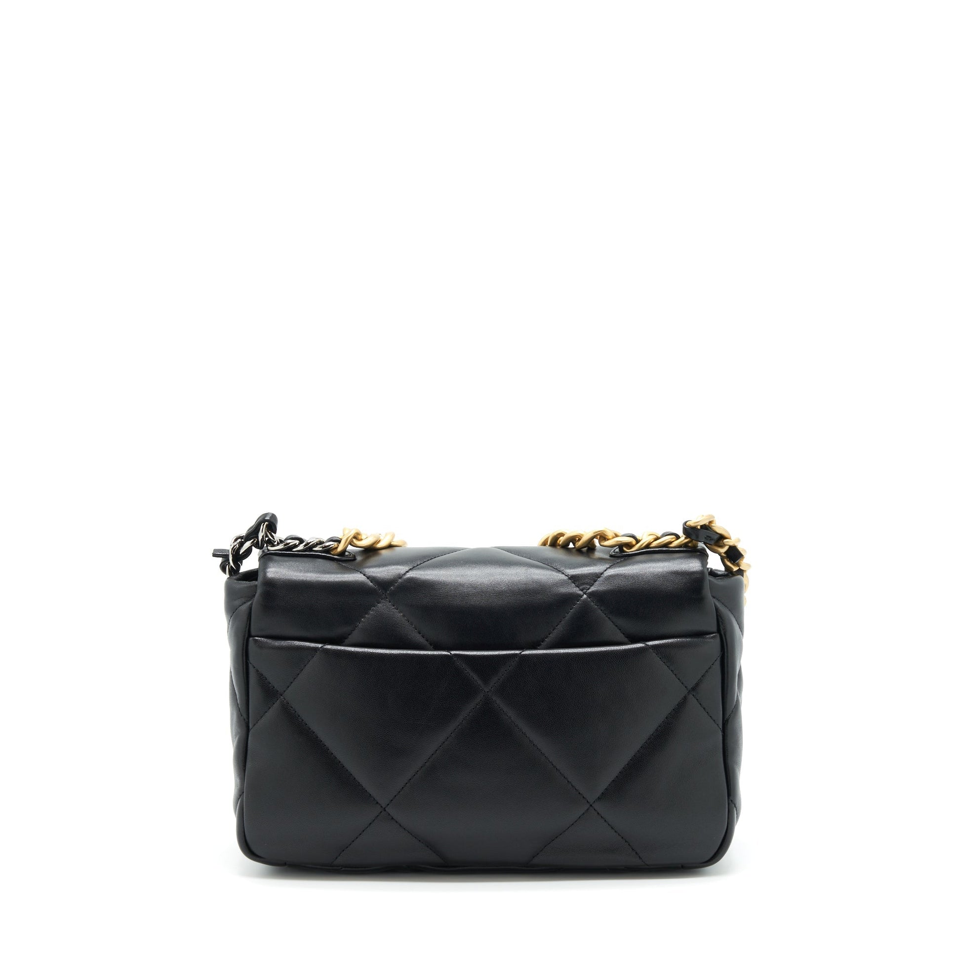 Chanel 19 Lambskin Hardware Multicolour Black Small Handbag