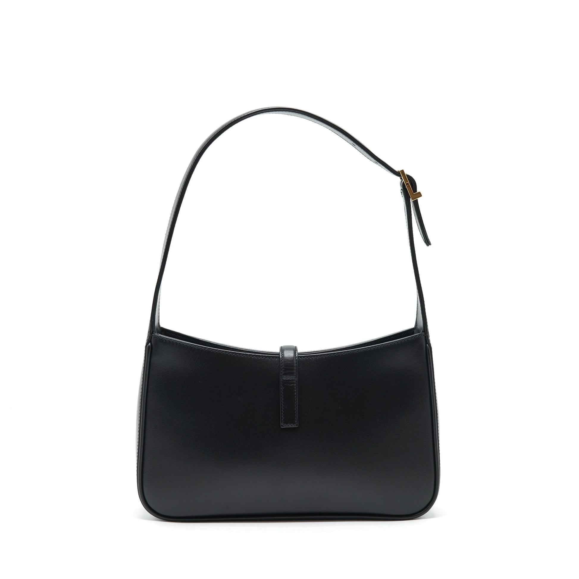 YSL Saint Laurent Saint Laurent Le Hobo Purse Calfskin Black Shoulder Bag
