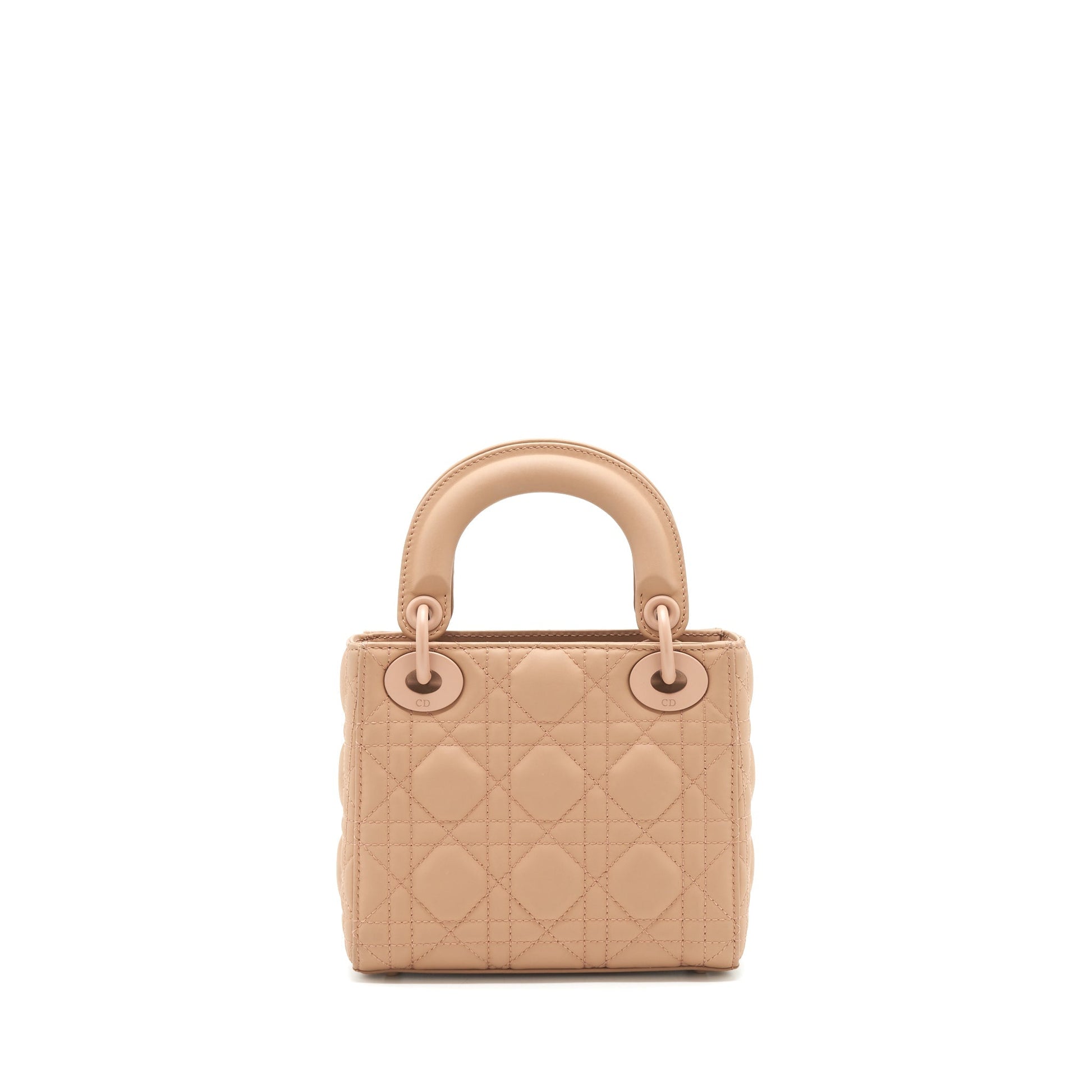 Dior Lady Blush Ultramatte Cannage Handbag Mini Travel Bag