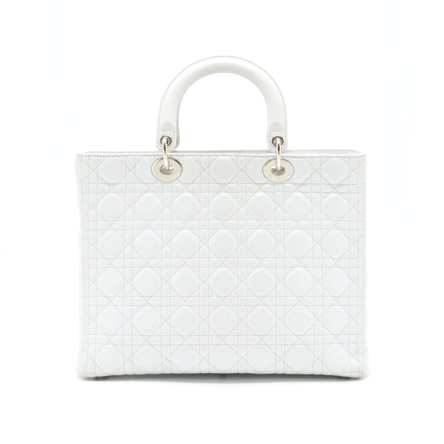 Dior Lady Purse In Handbag White Large Travel Bag