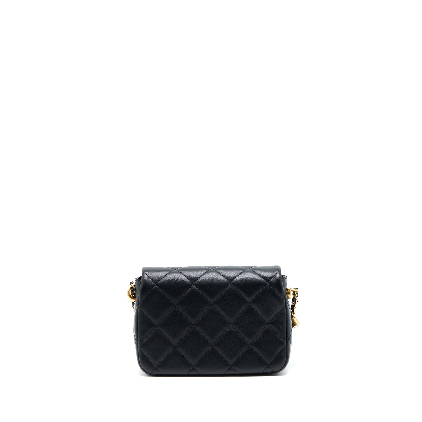 Chanel My Perfect Flap GHW Microchip Black Shoulder Bag