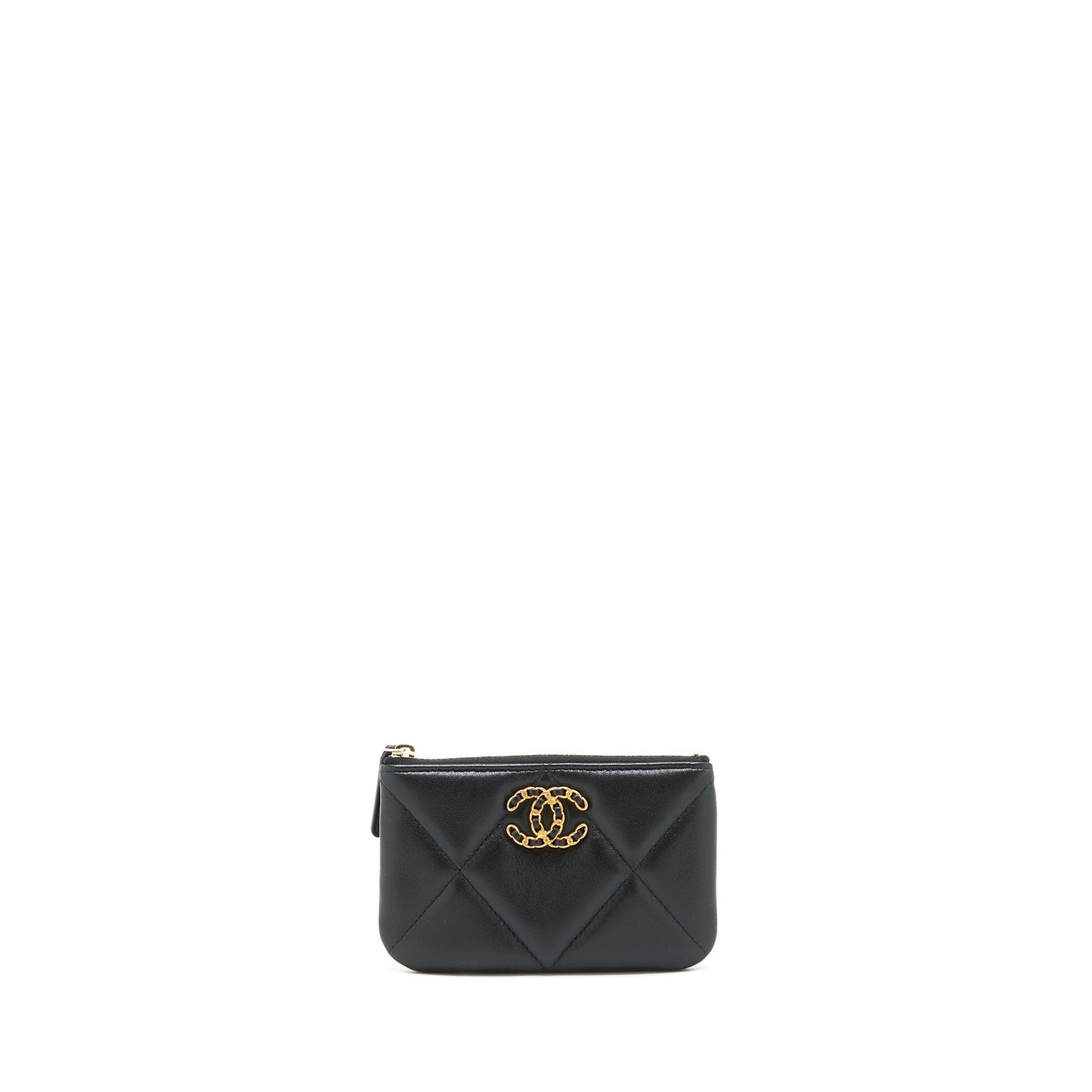 Chanel 19 Lambskin GHW Black Mini Bag