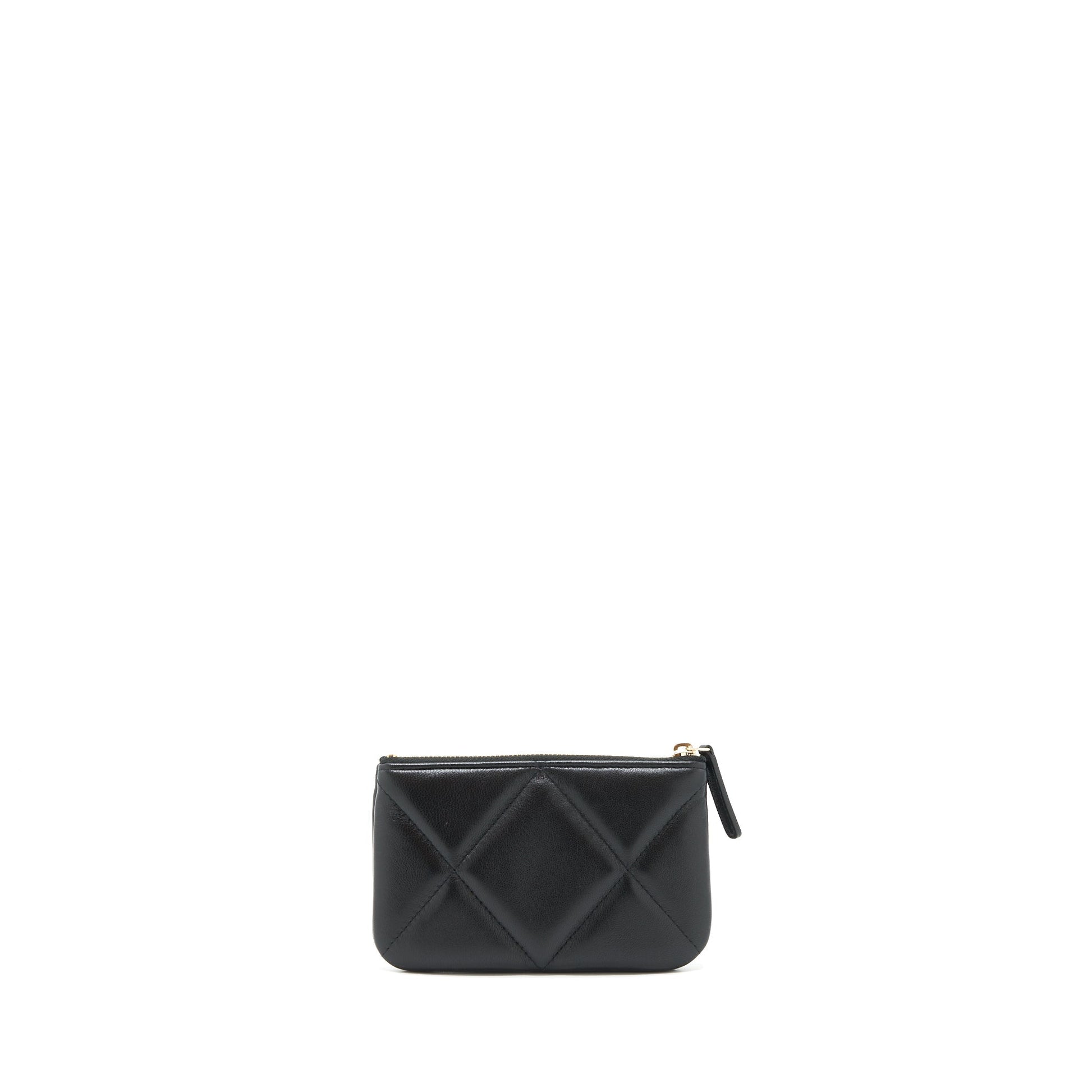 Chanel 19 Lambskin GHW Black Mini Bag