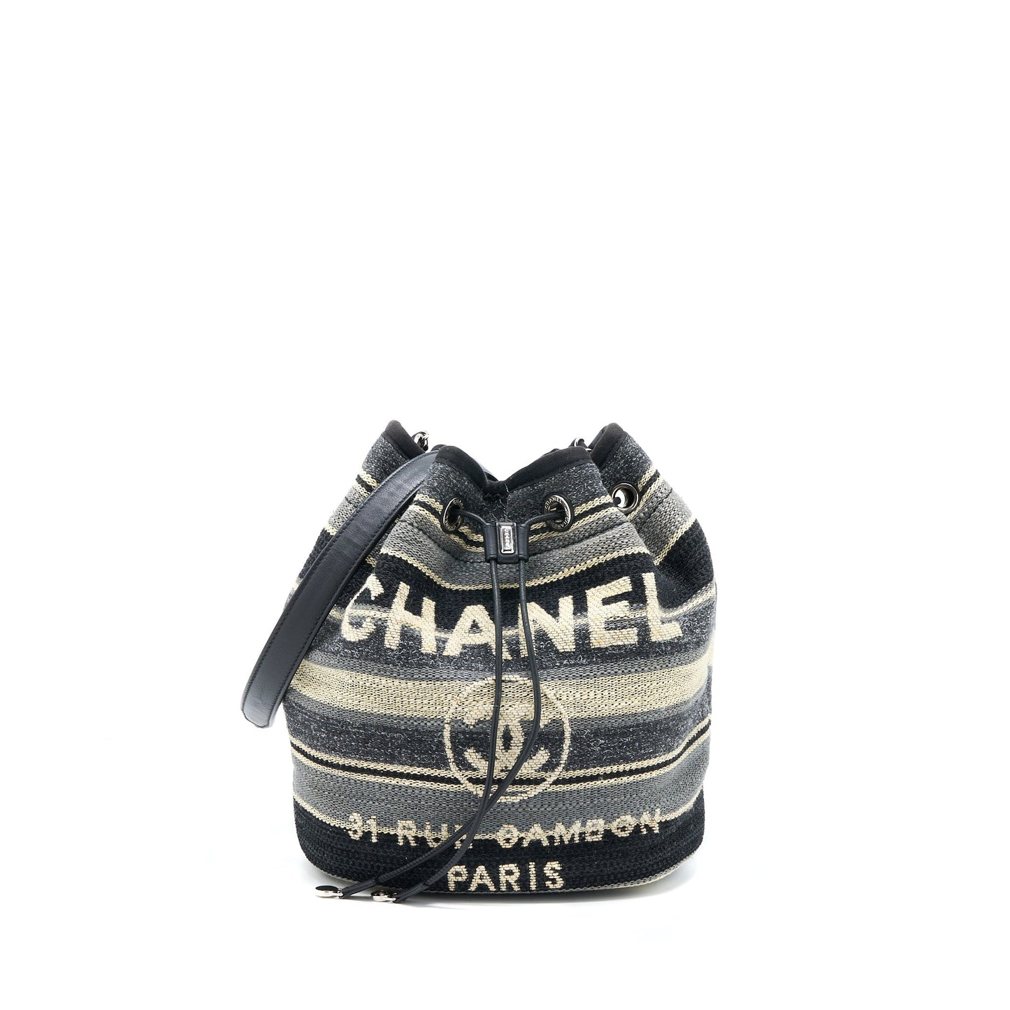 Chanel Rue Camborne Bucket Fabric SHW Multicolour Bucket Bag Shw 1