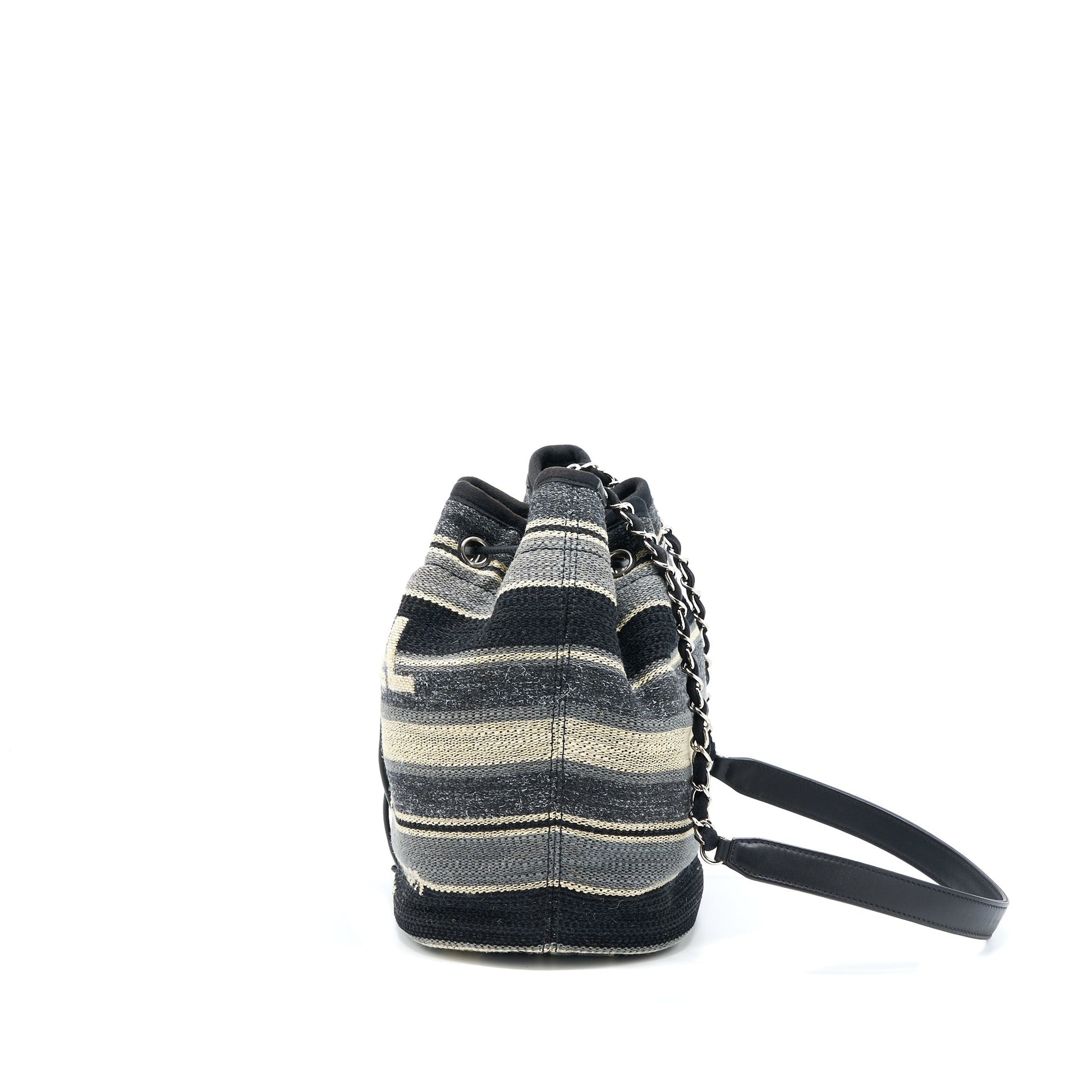Chanel Rue Camborne Bucket Fabric SHW Multicolour Bucket Bag Shw 1