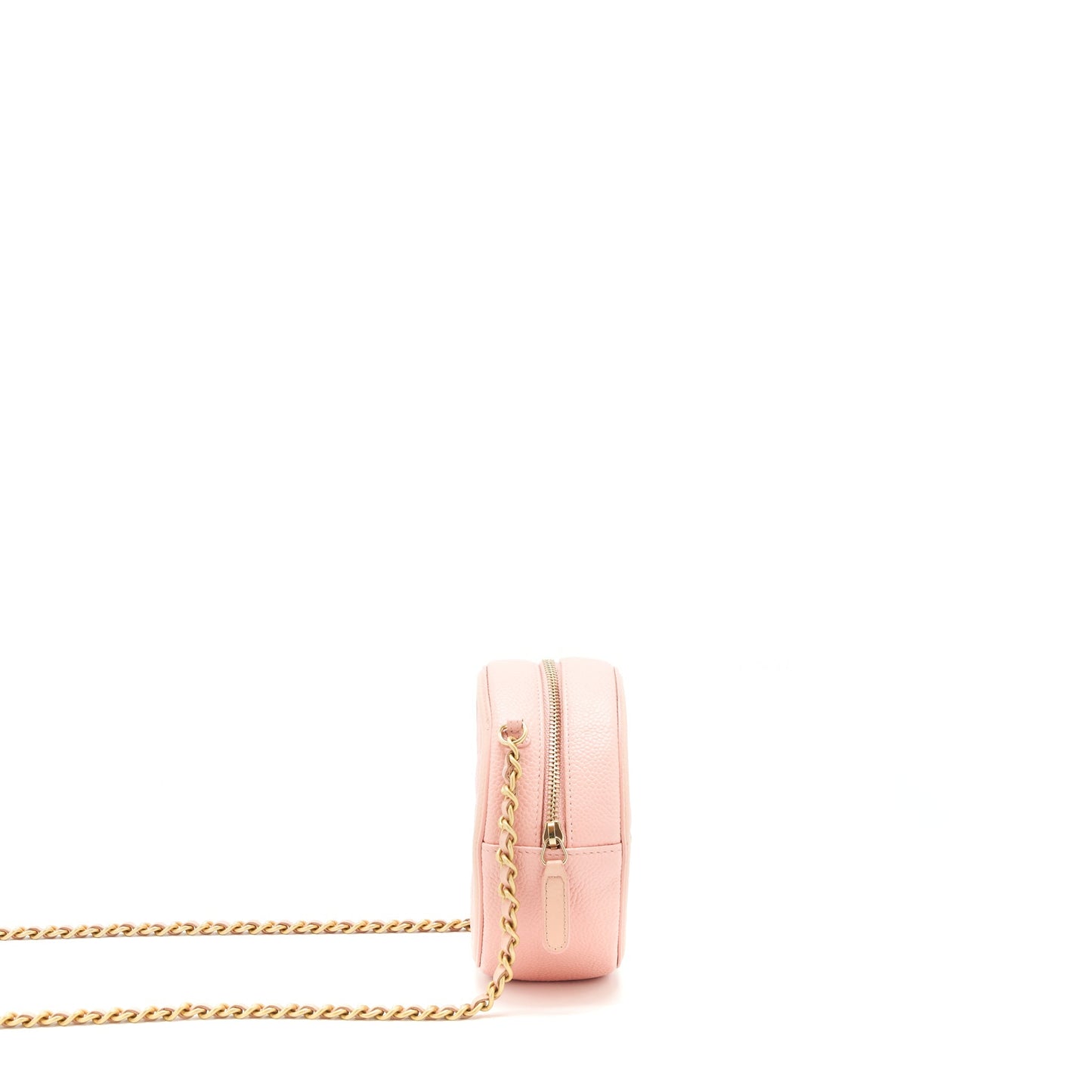 Chanel Round Vanity caviar GHW Pink Mini Bag