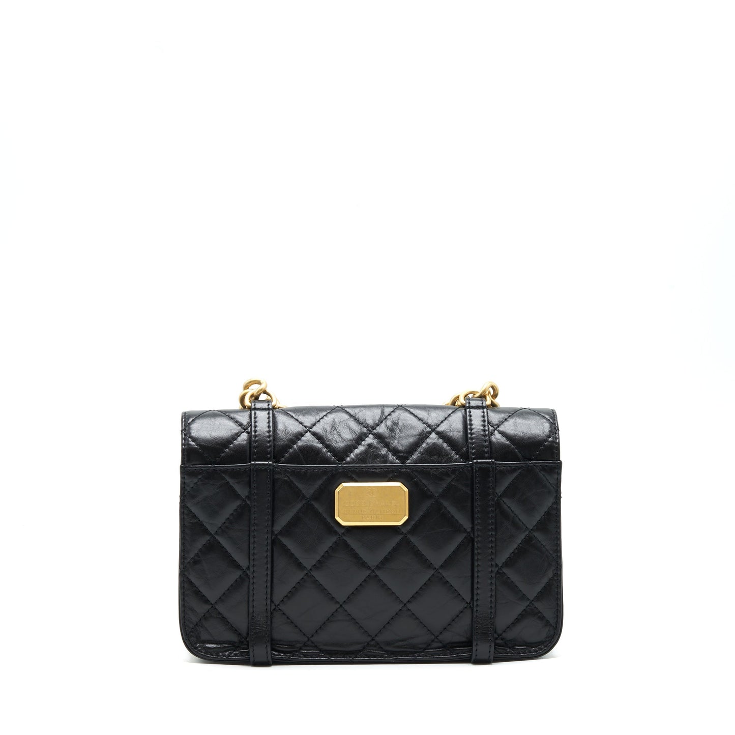 Chanel 21B Messenger Calfskin GHW Black Messenger Bag