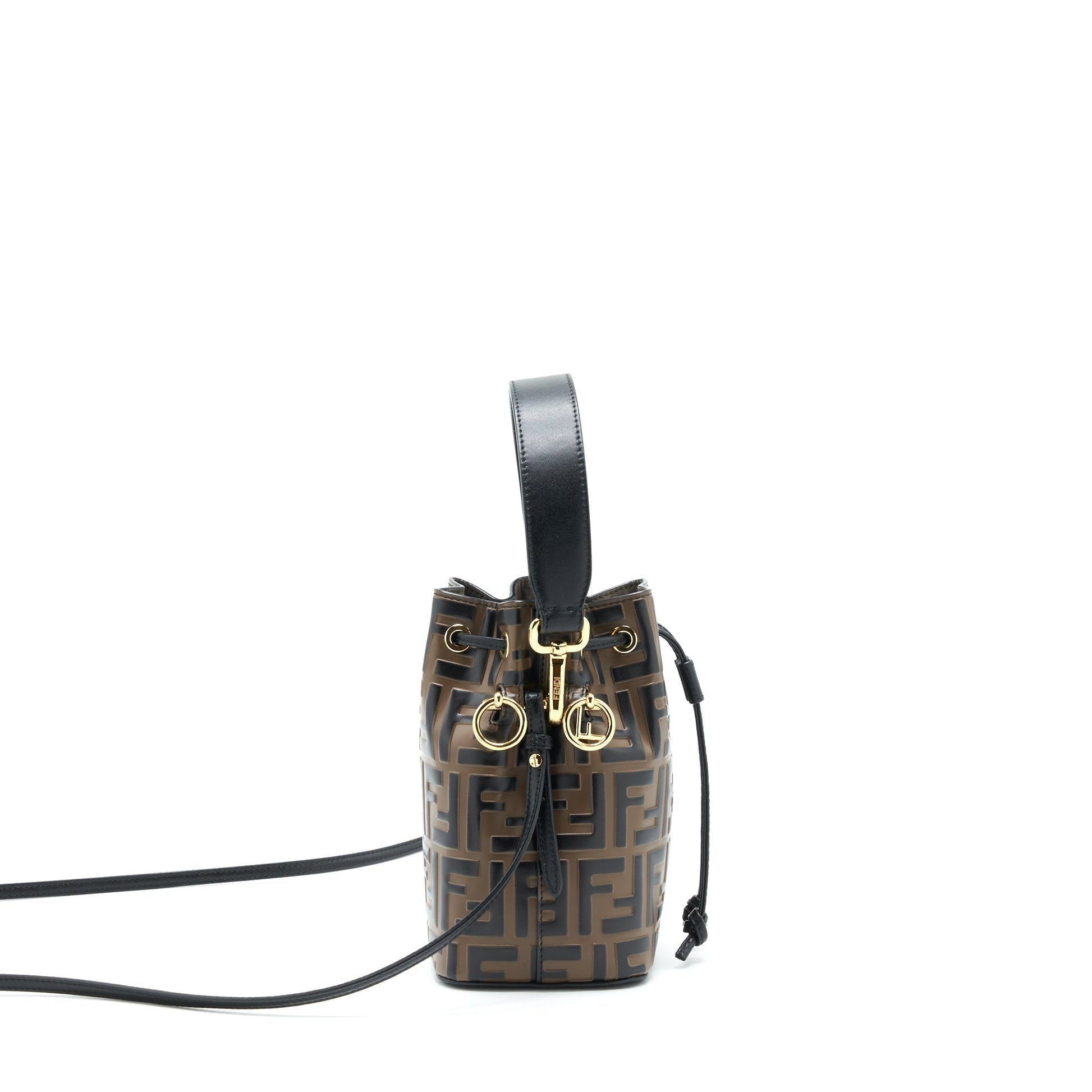 Fendi Mon Tresor Brown Mini Bucket Bucket Bag