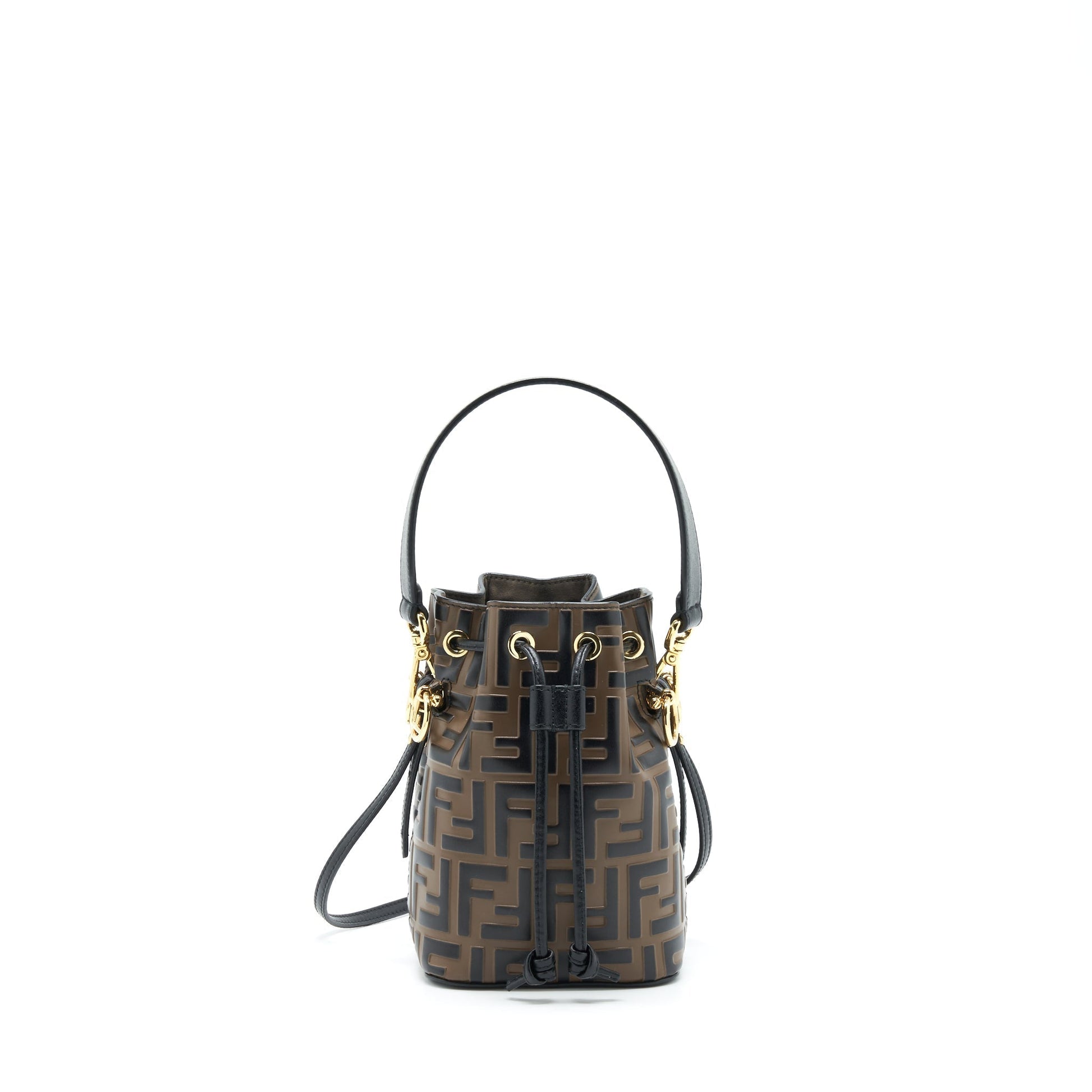 Fendi Mon Tresor Brown Mini Bucket Bucket Bag