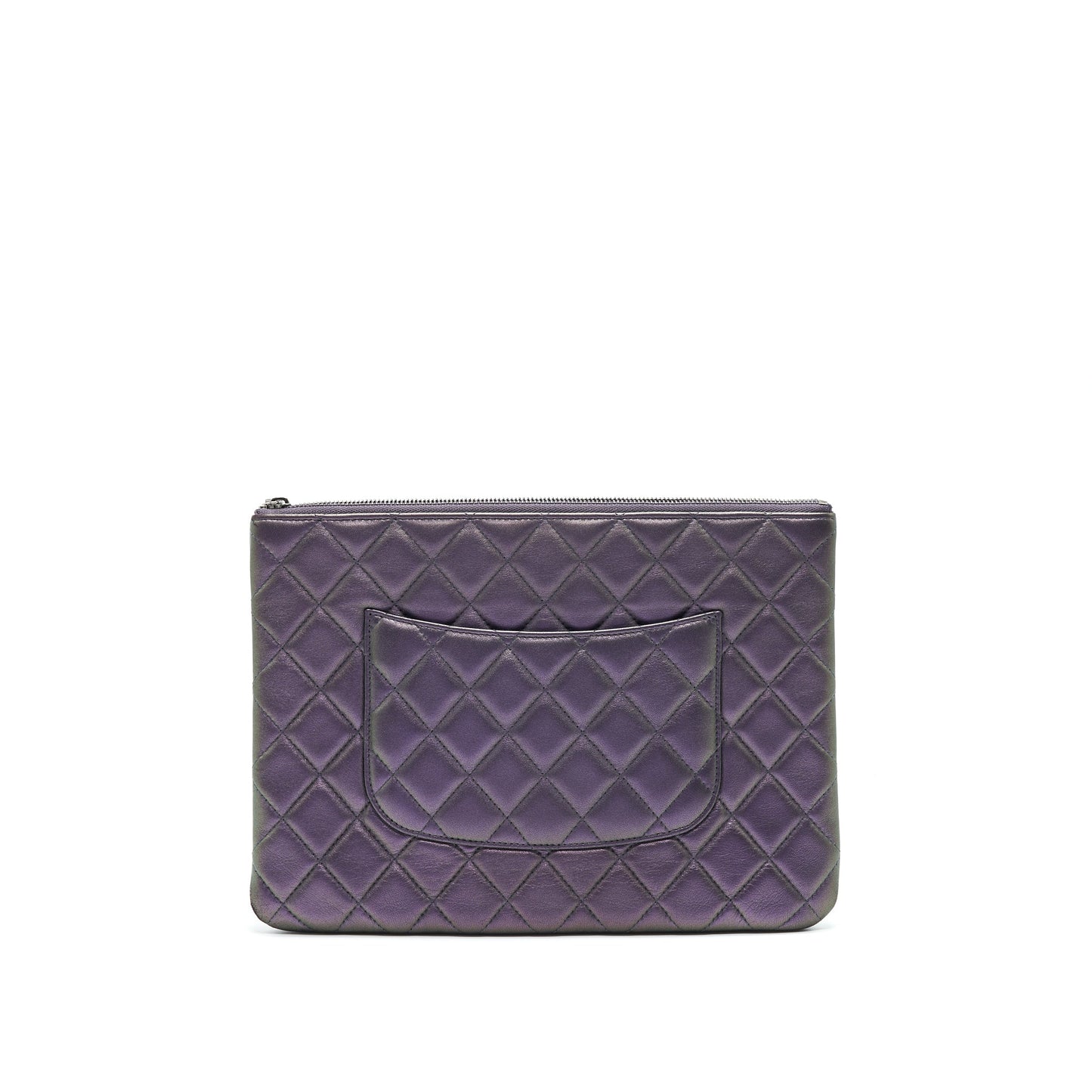 Chanel Quilted Leather Clutch Bag