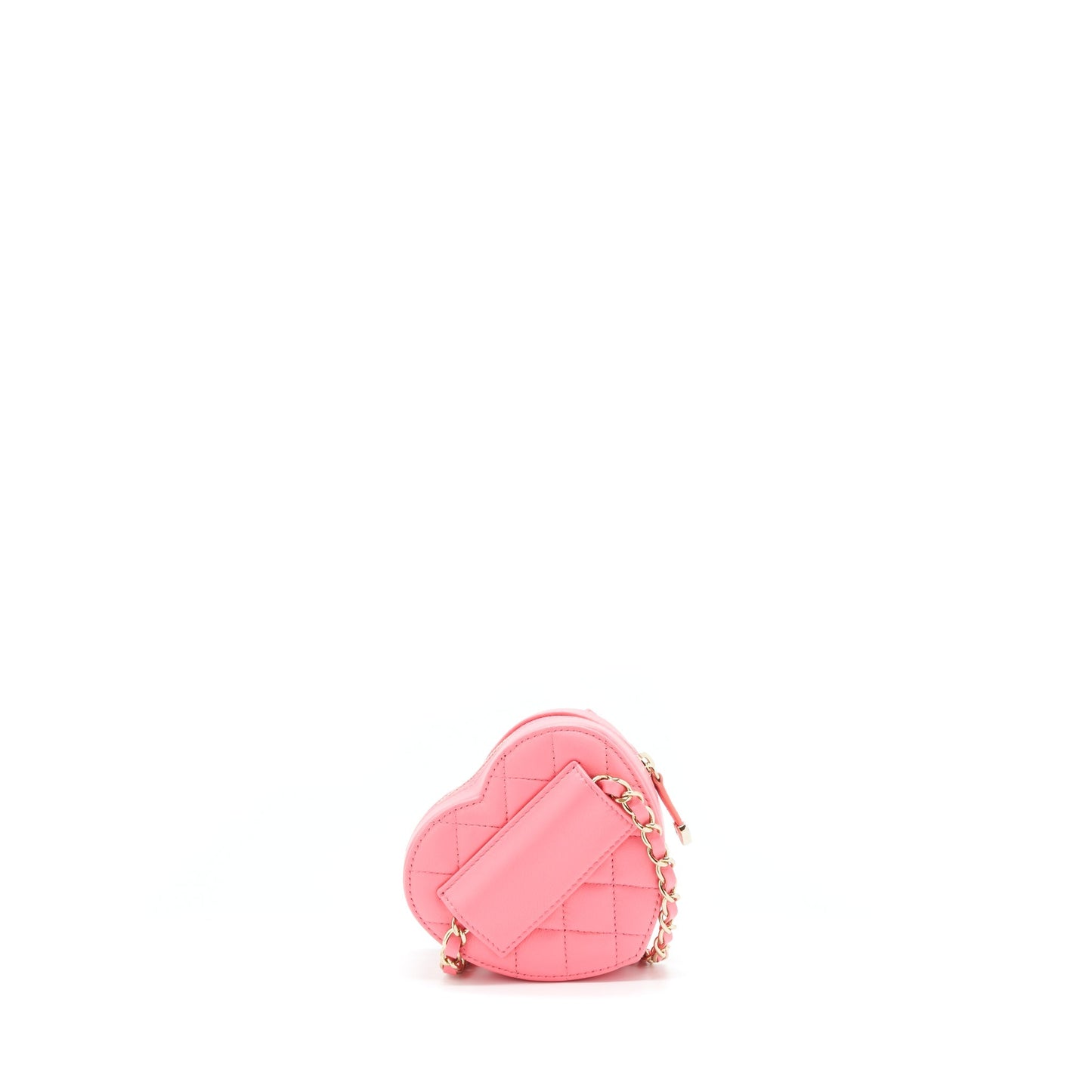 Chanel 22S Heart Belt Lambskin LGHW Pink