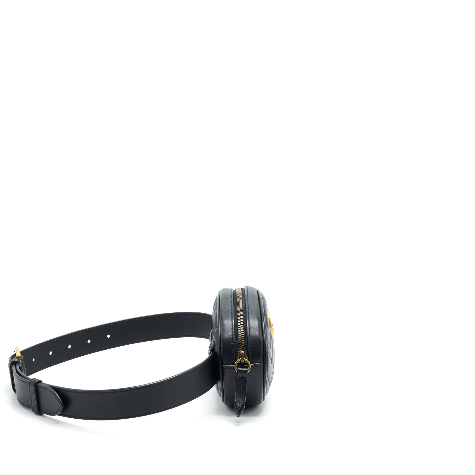 Gucci Marmont Belt Bag Size Leather Black Accessory
