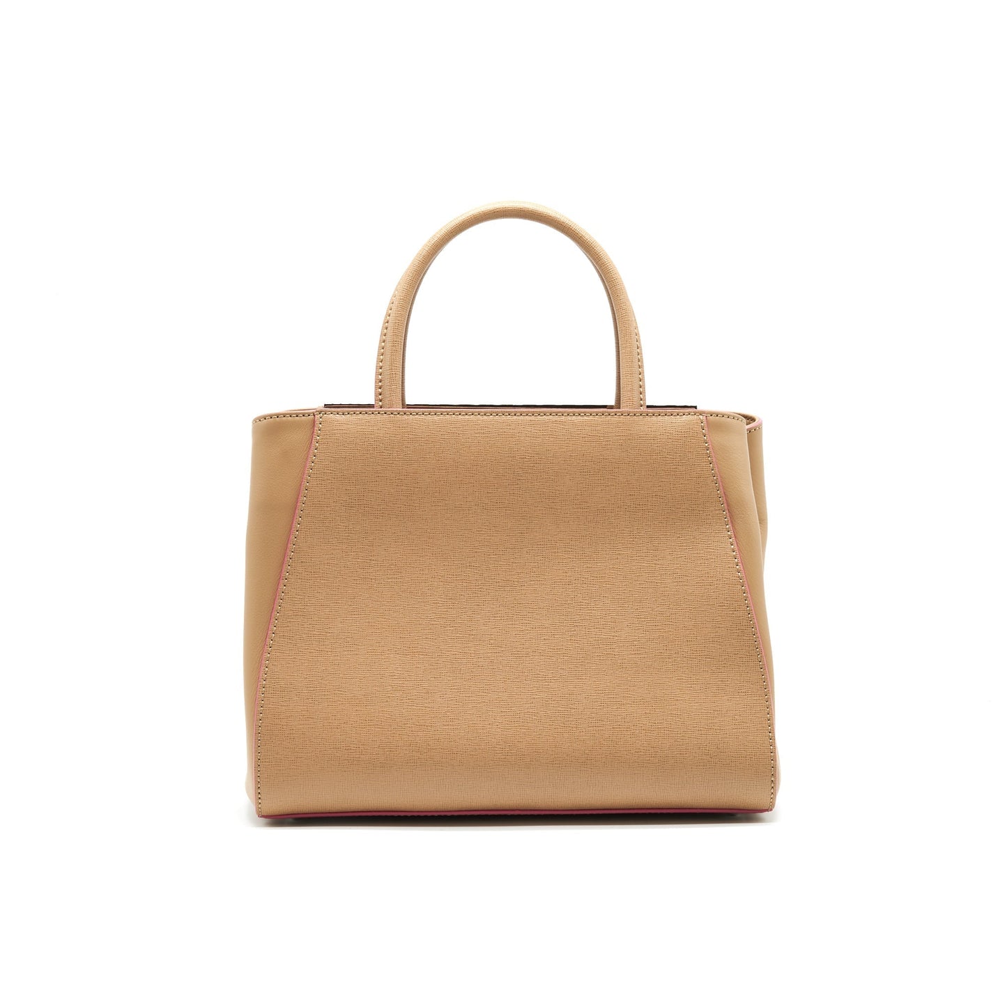 Fendi 2Jours Handbag Beige Pink Mini Travel Bag