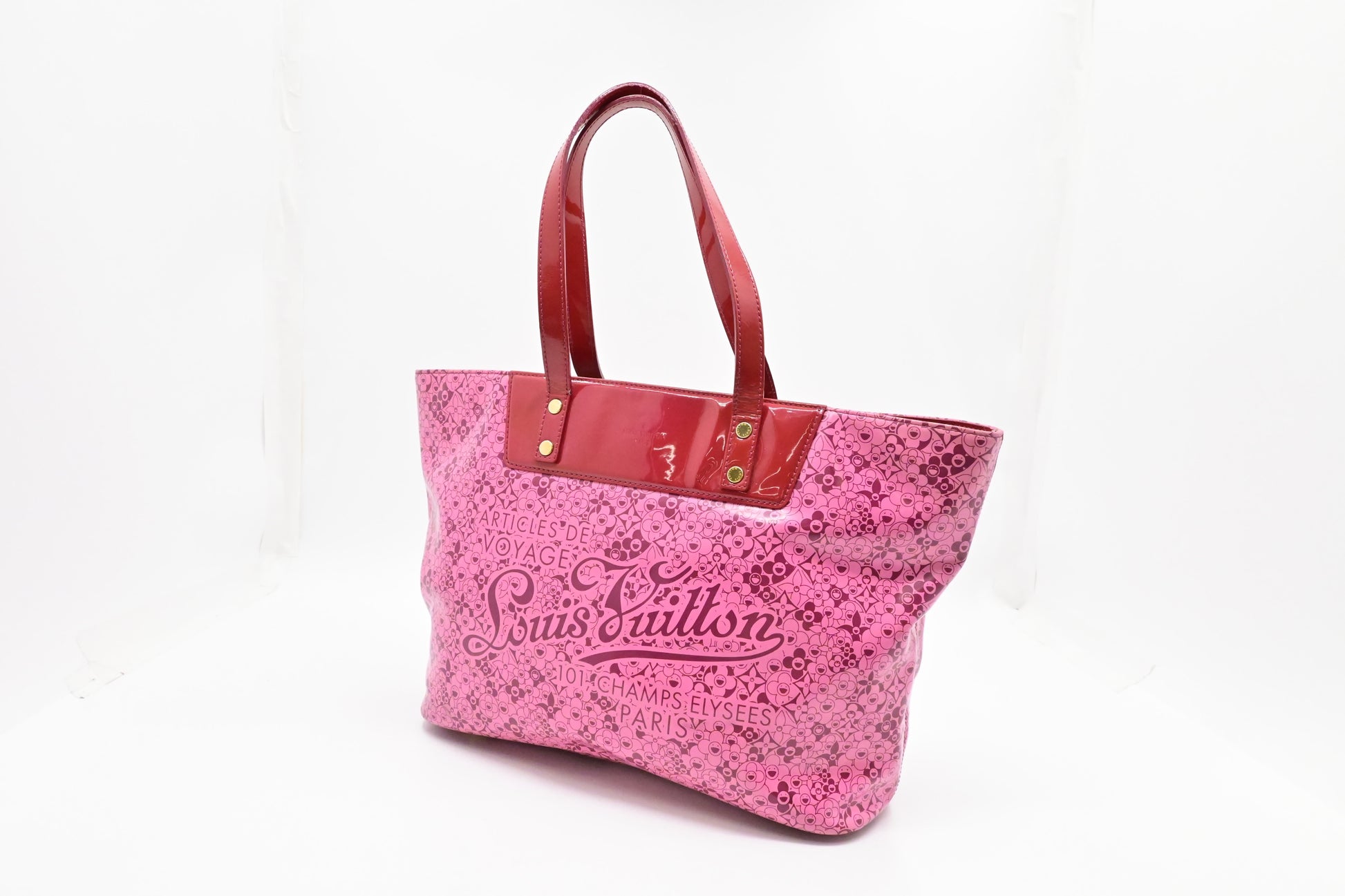 Louis Vuitton x Takashi Murakami Cosmic Blossom Pink Tote Bag