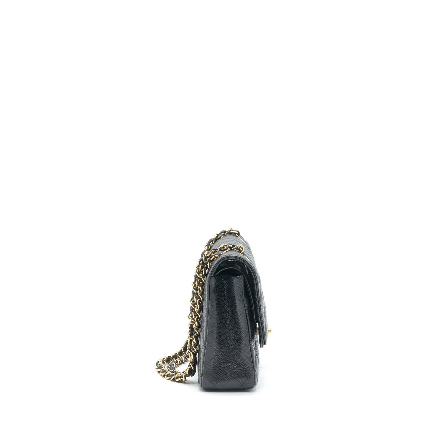 Chanel Classic Double Flap 25cm Caviar GHW Black Handbag
