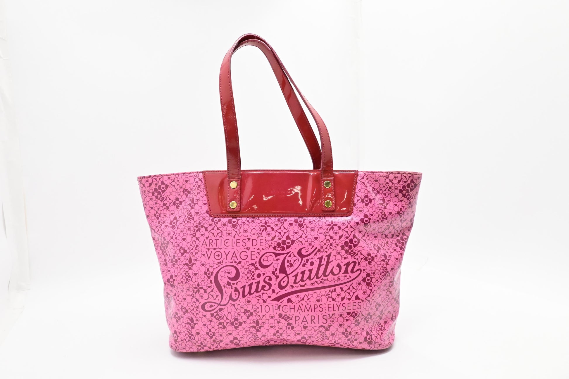 Louis Vuitton x Takashi Murakami Cosmic Blossom Pink Tote Bag