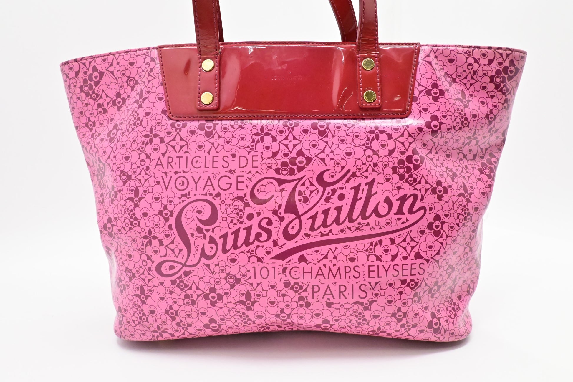 Louis Vuitton x Takashi Murakami Cosmic Blossom Pink Tote Bag