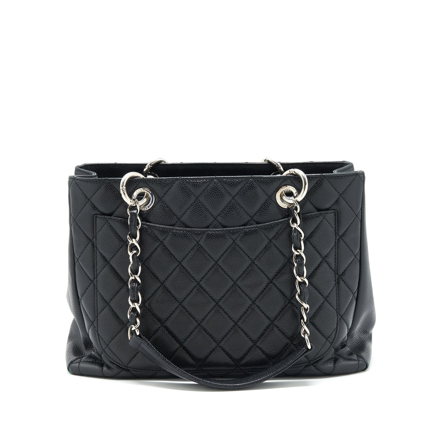 Chanel Grand Shopping caviar SHW Black Tote Bag