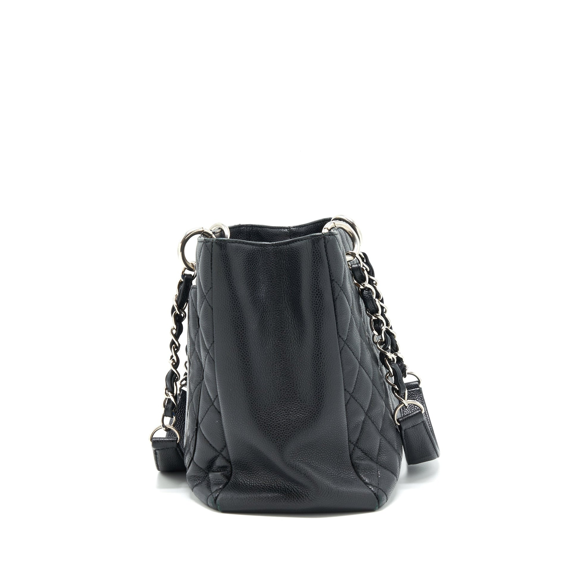 Chanel Grand Shopping caviar SHW Black Tote Bag
