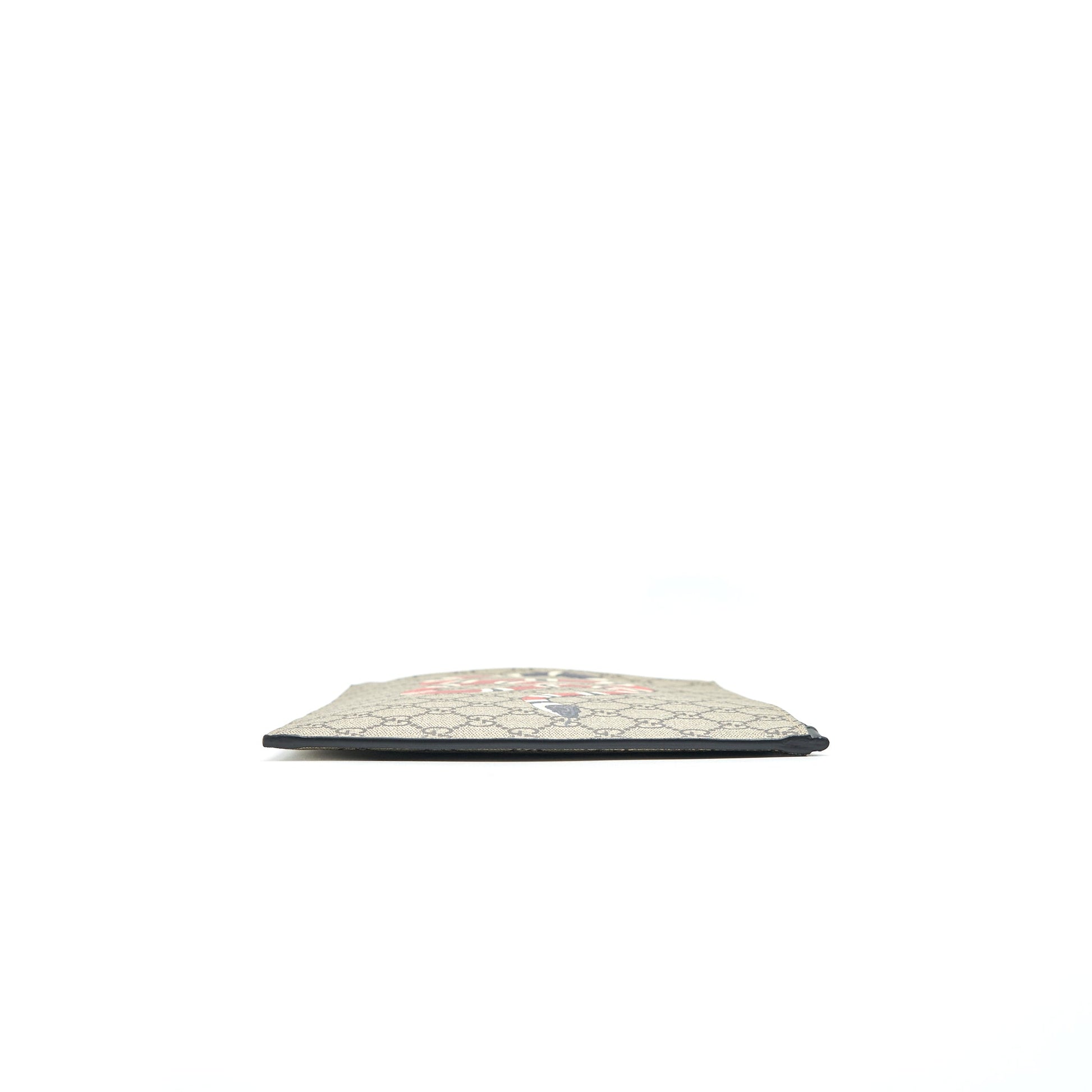 Gucci Men Snake Motif Clutch Clutch Bag