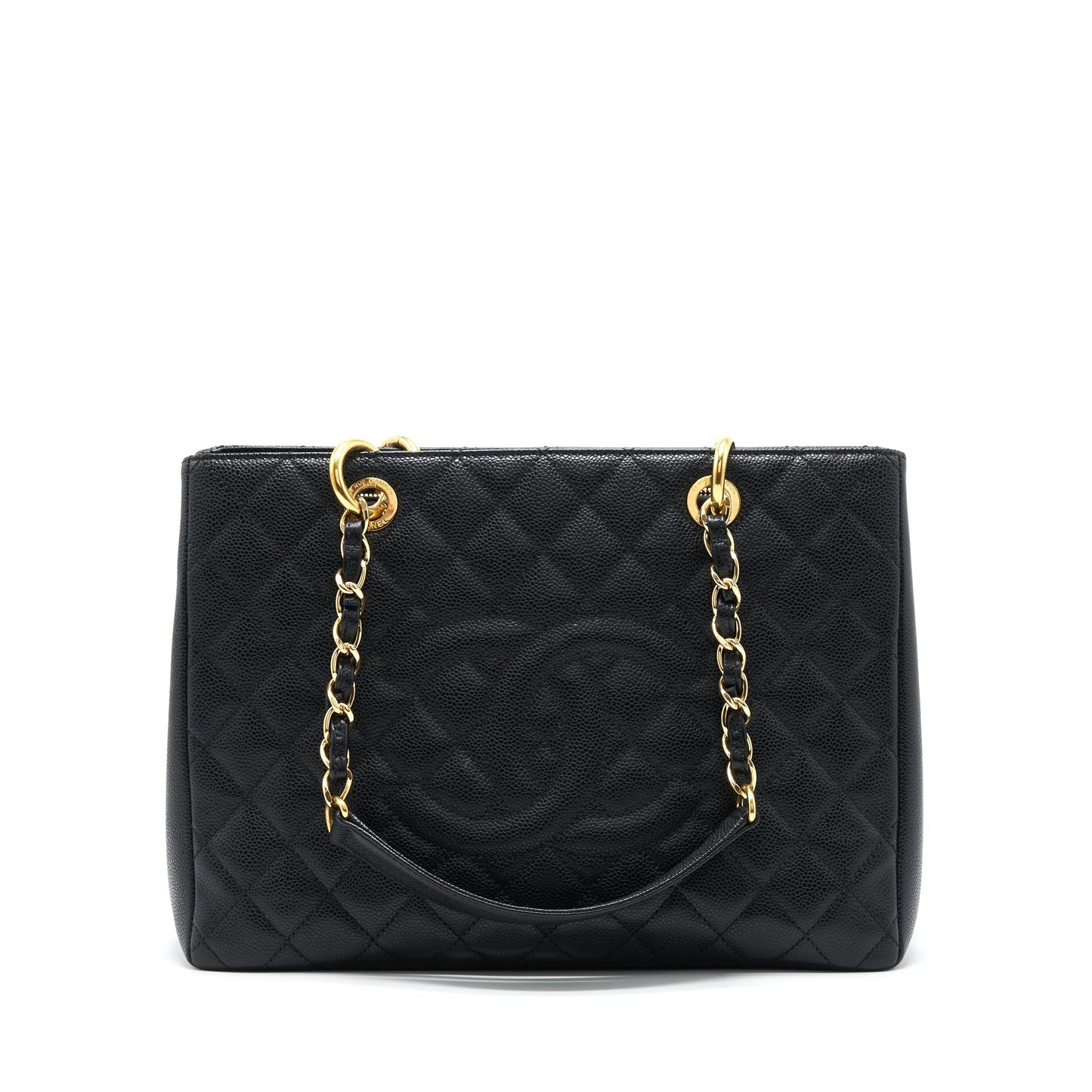 Chanel Grand Shopping Caviar GHW Black Tote Bag
