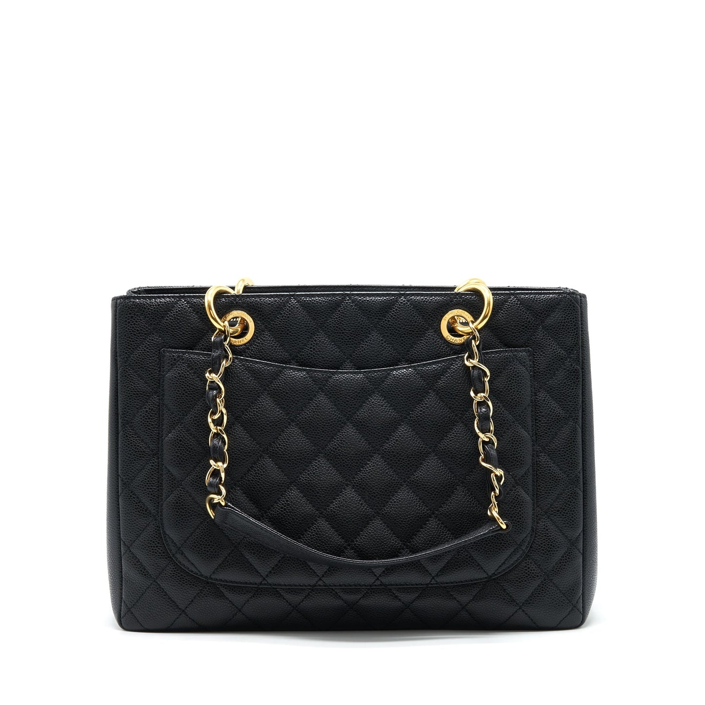 Chanel Grand Shopping Caviar GHW Black Tote Bag