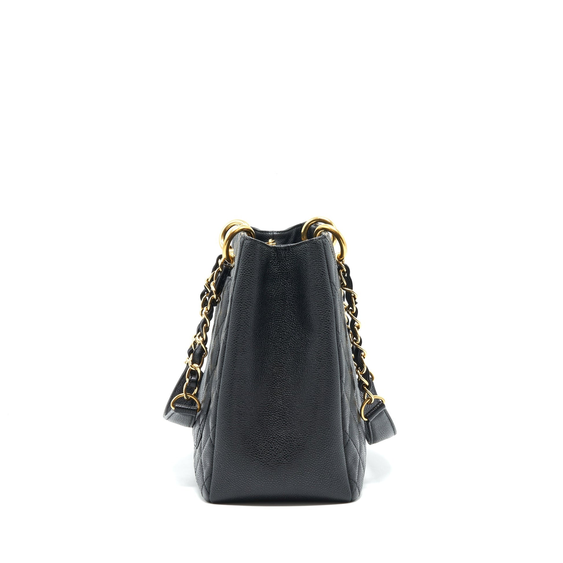 Chanel Grand Shopping Caviar GHW Black Tote Bag