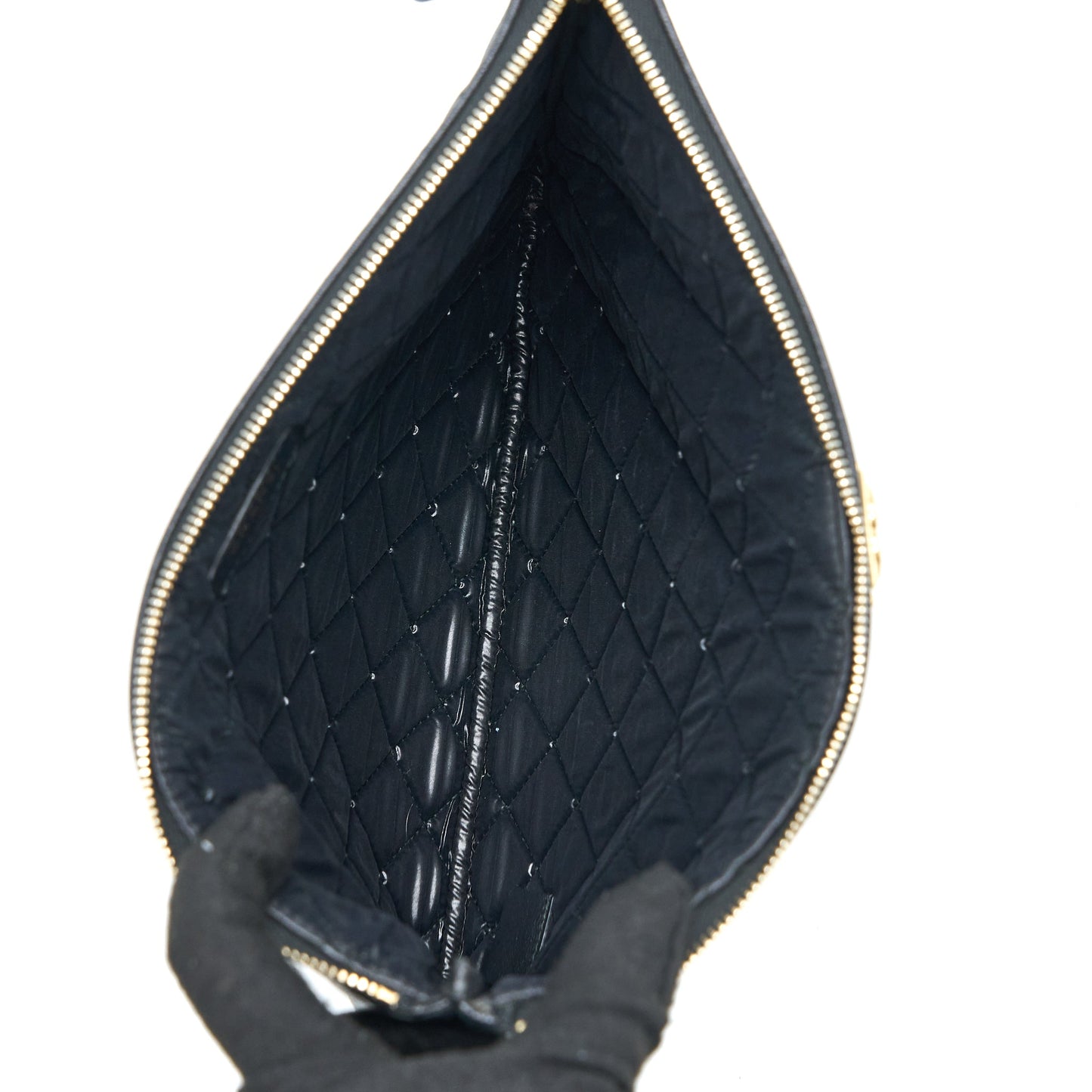 Chanel Boy Caviar GHW Black Clutch Bag
