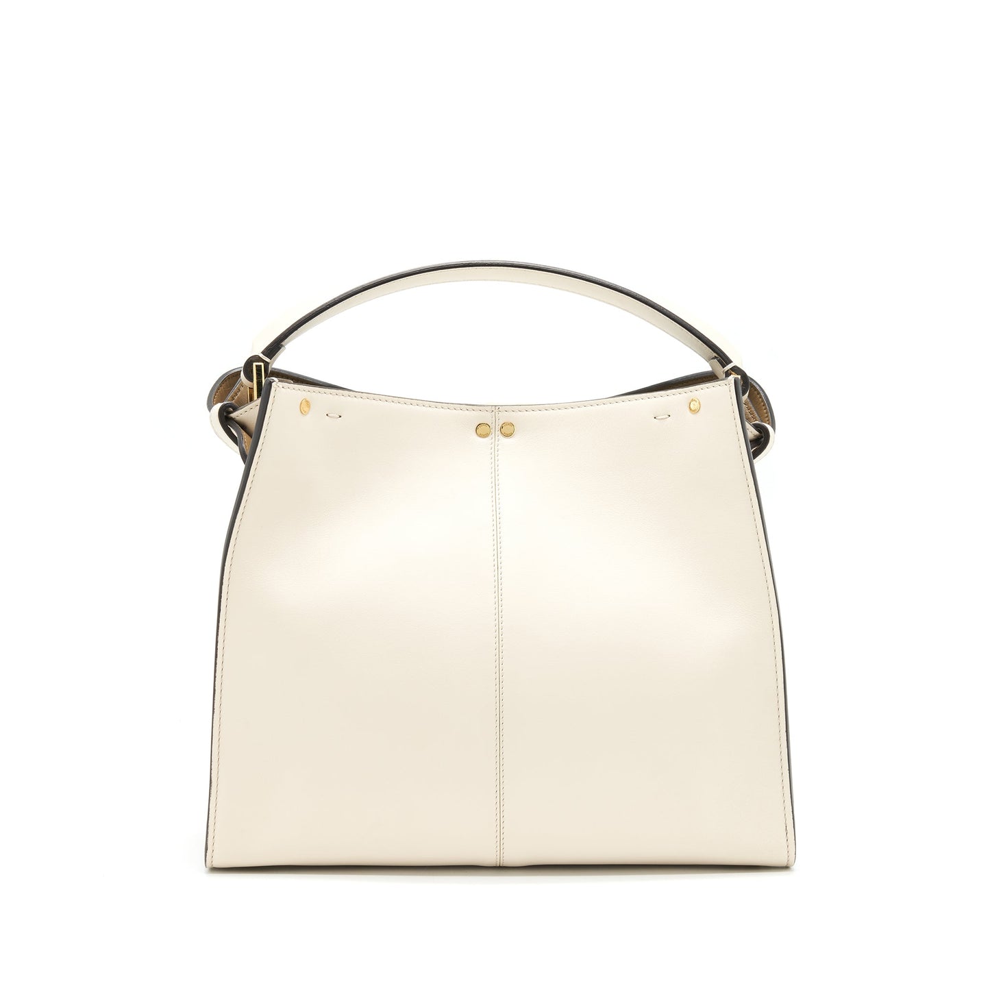 Fendi Peekaboo Lite Calfskin Camelia Handbag Travel Bag