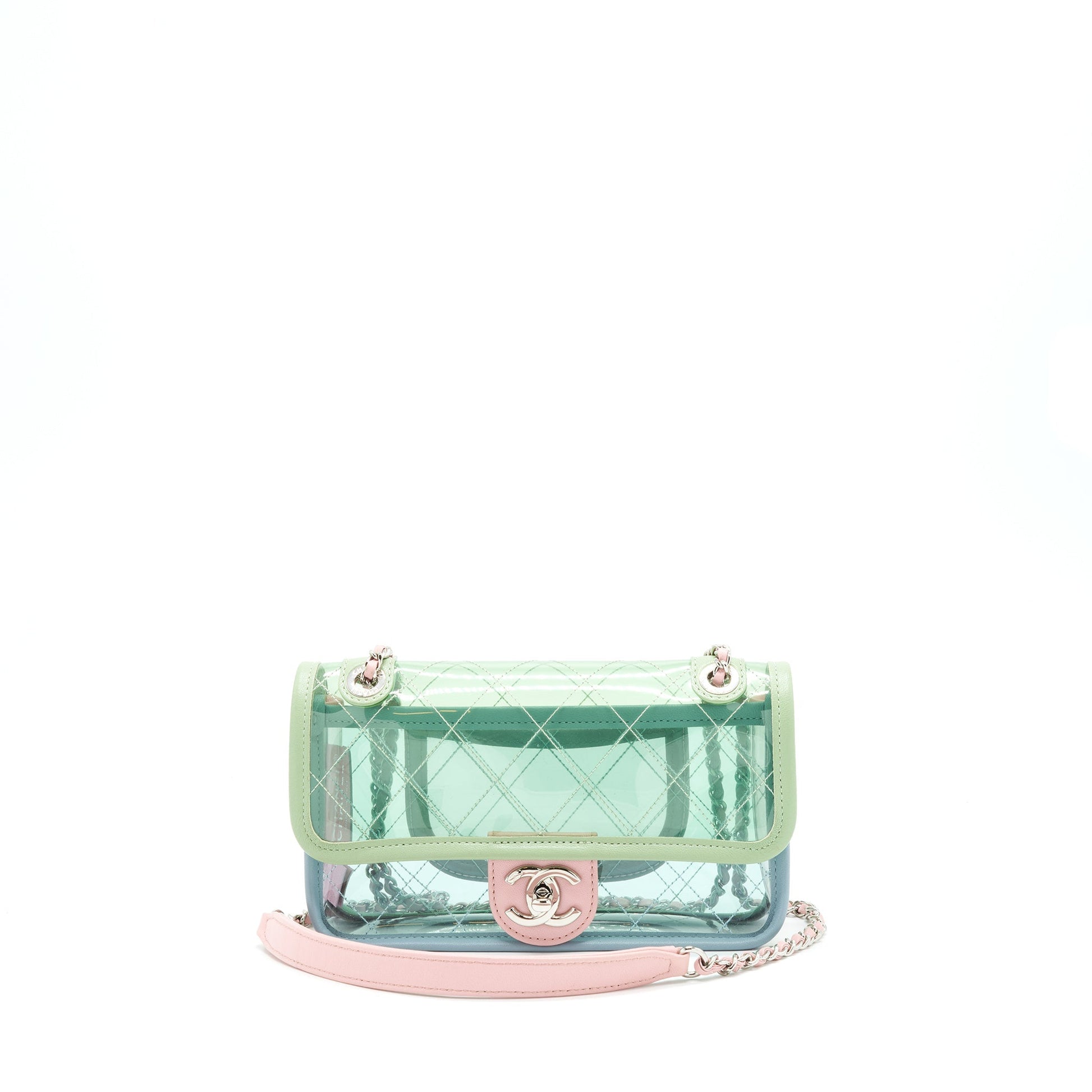 Chanel PVC Coco Splash Flap Multi Colour Shoulder Bag